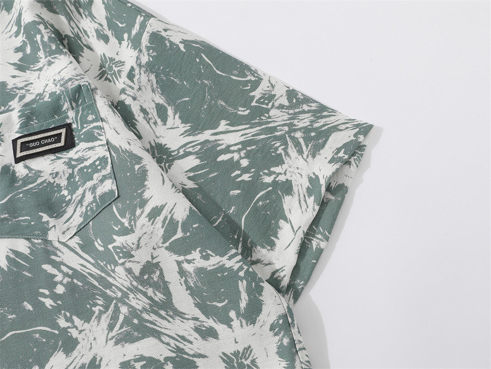 Chemise tie-dye 2 poches