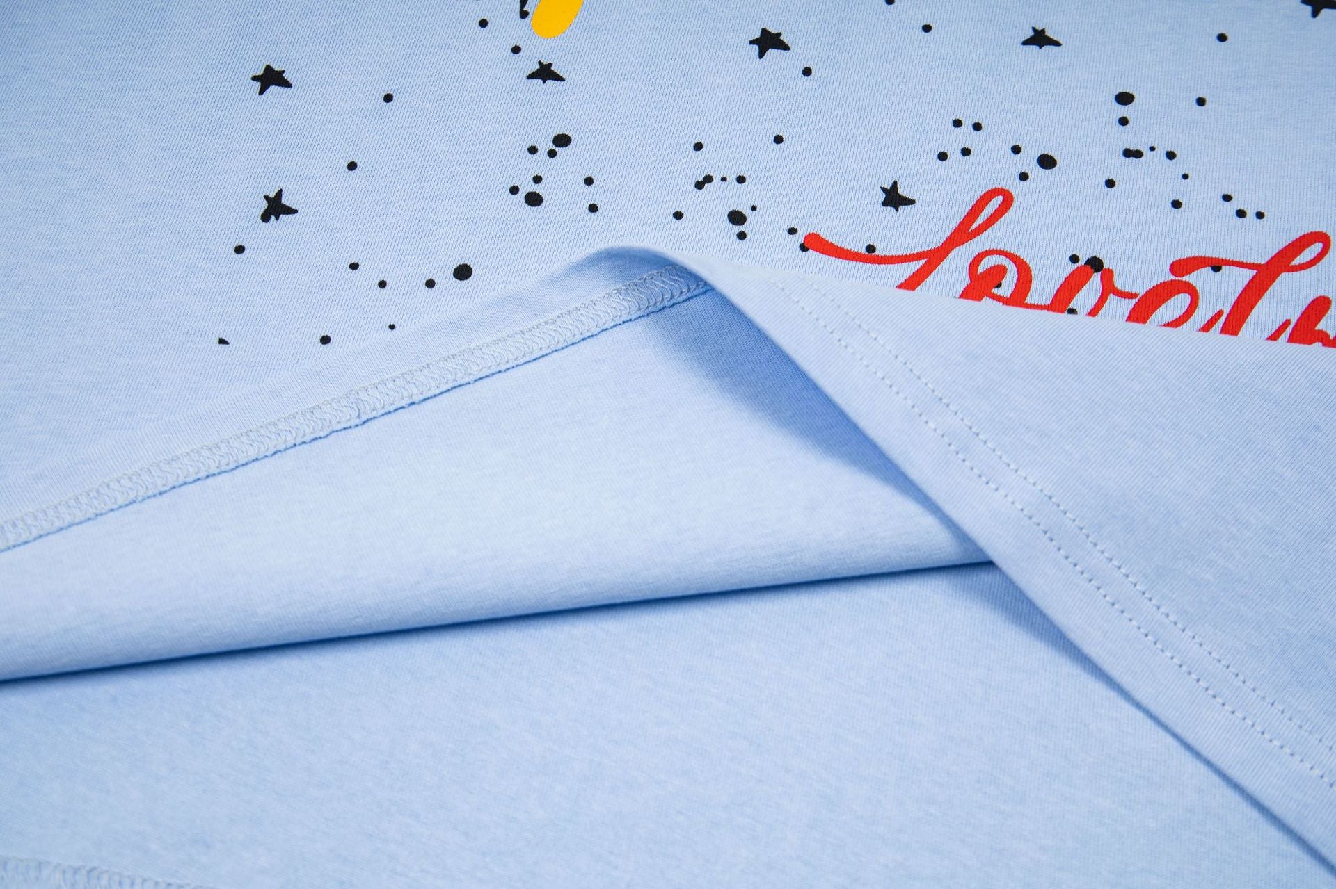 Smile Print Oversize Short Sleeve T-Shirt