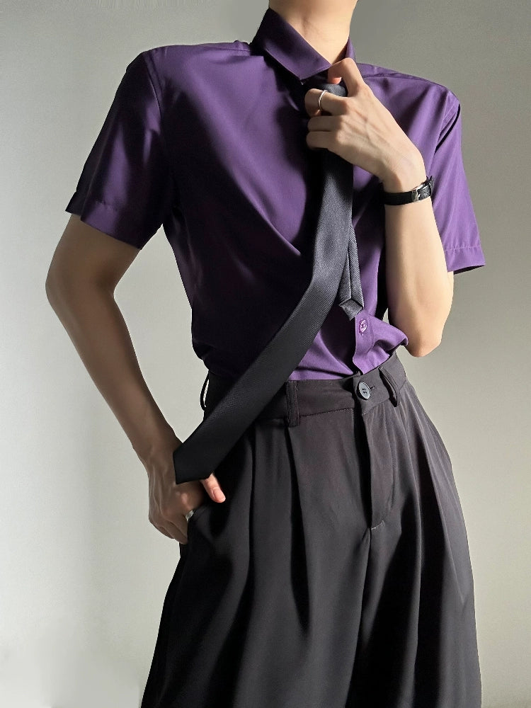 Plain Long & Short Sleeve Shirt