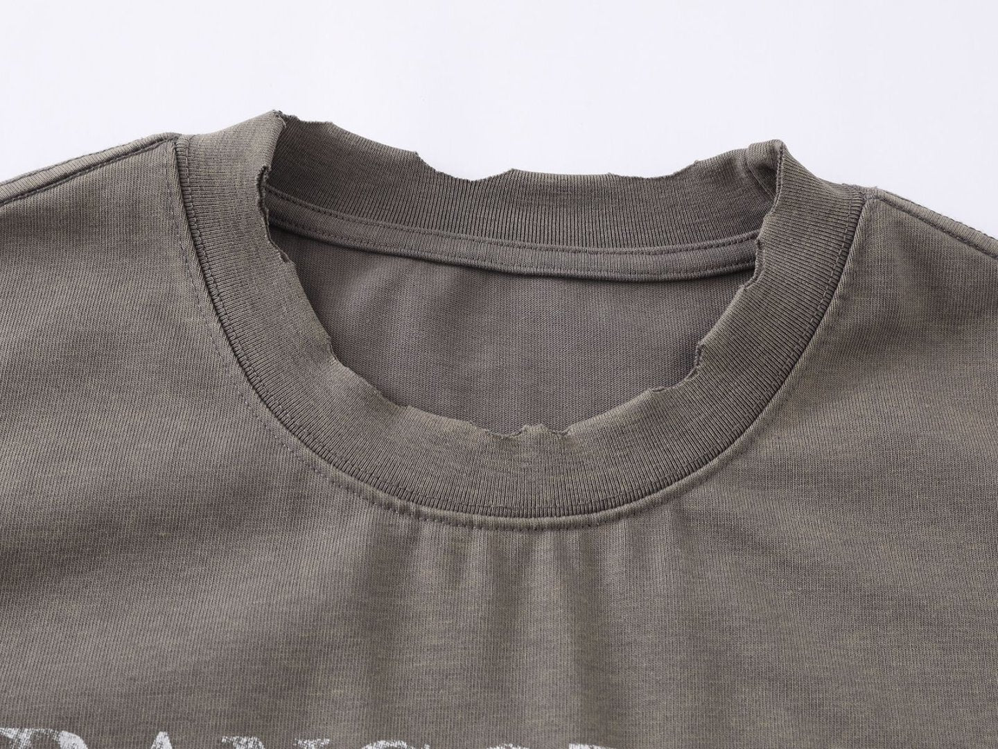 Portrait Letter Print Short Sleeve T-Shirt