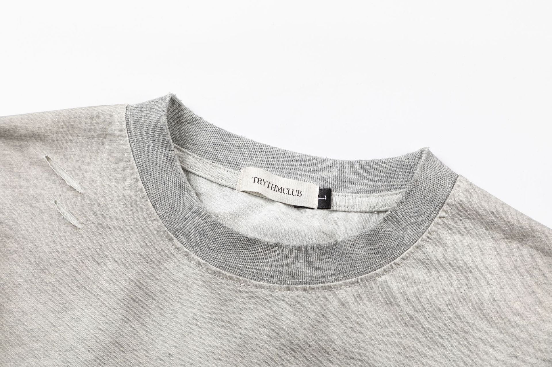 Fake Layered Letter Print Oversize Long Sleeve T-Shirt