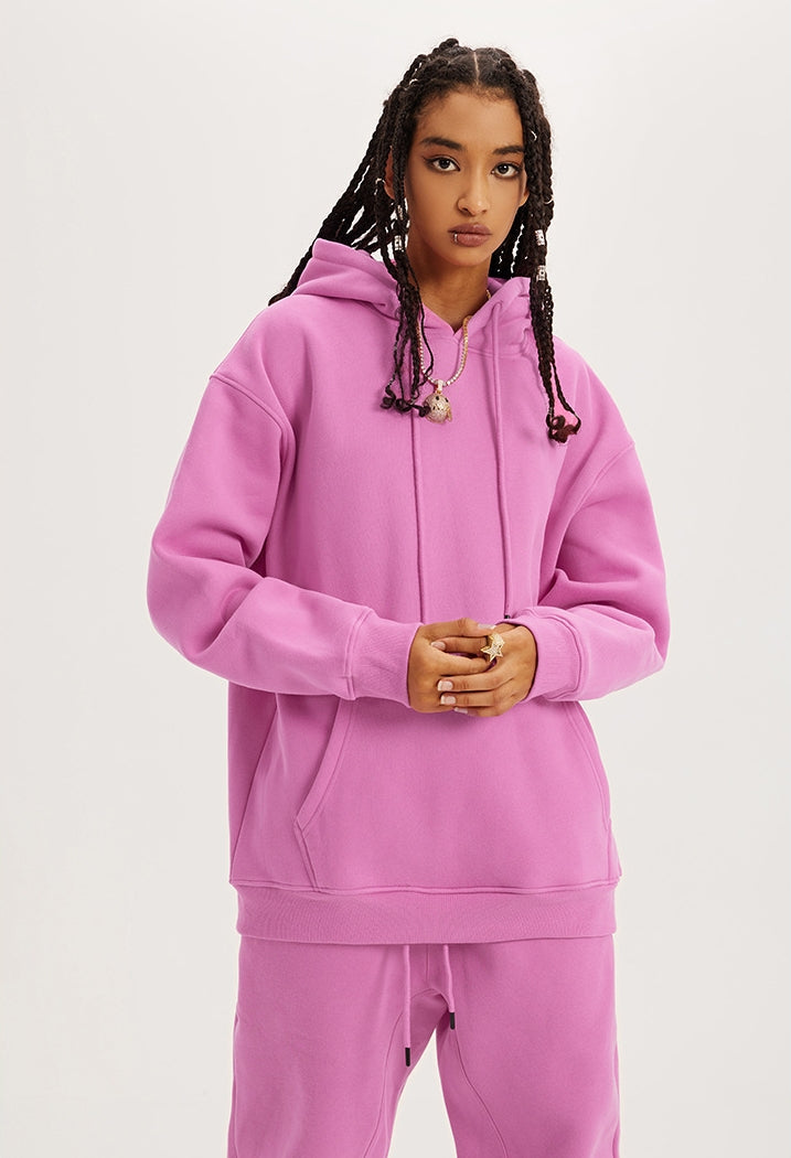 pink hoodie