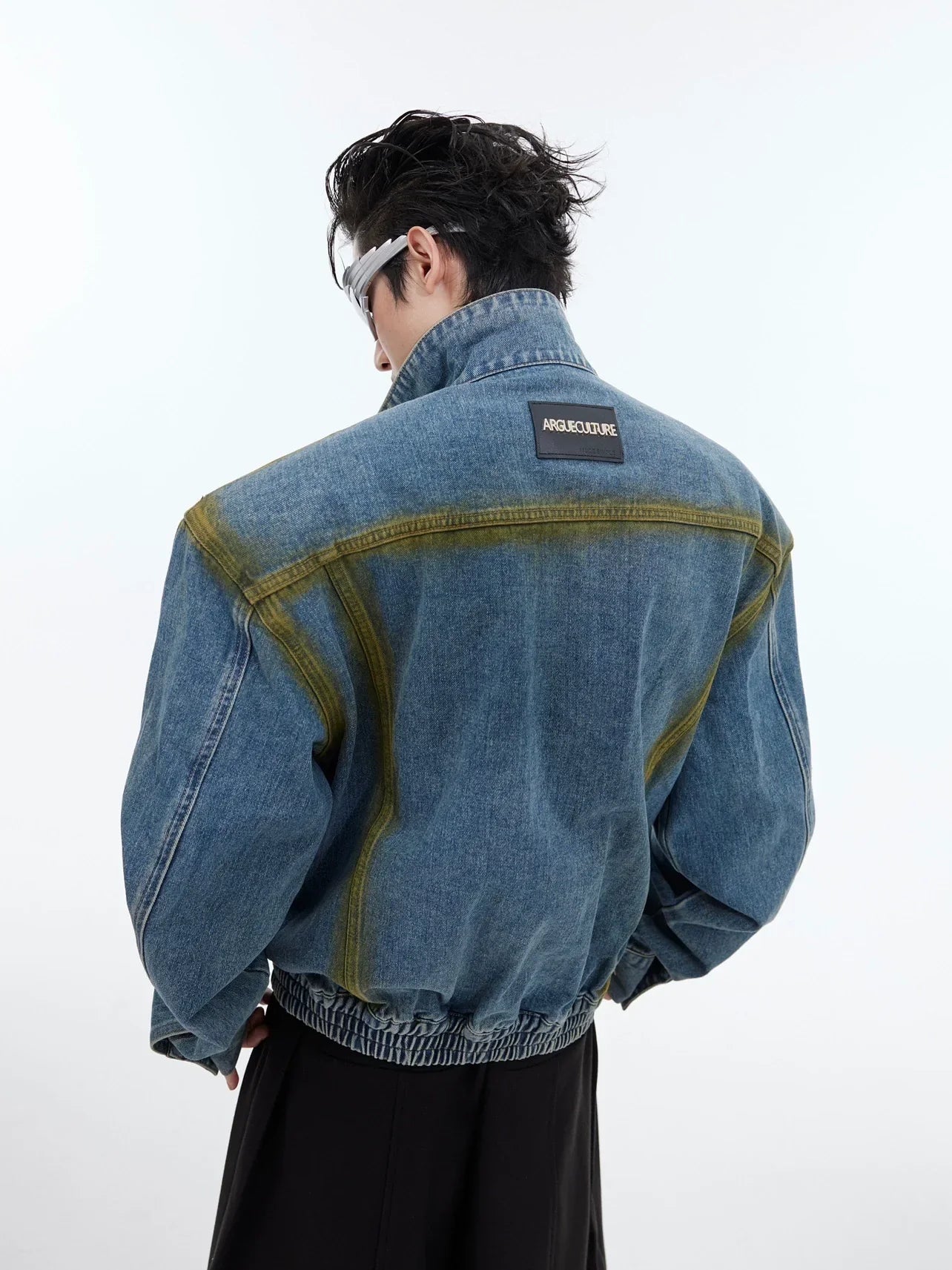 Retro Wash Gradient Denim Jacket