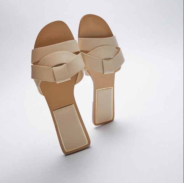 Simple Open Toe Back Hollow Sandals