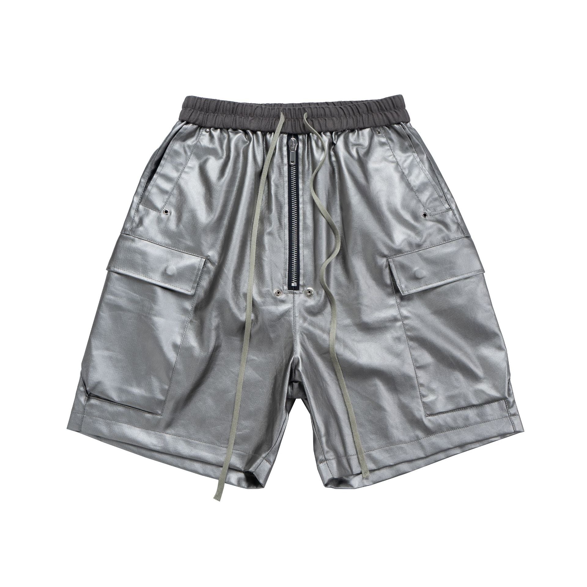 Matte Coated Cargo Short