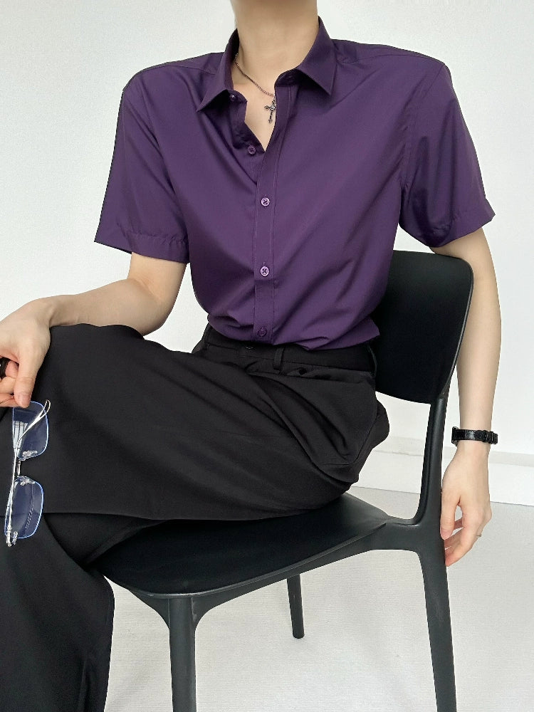 Plain Long & Short Sleeve Shirt