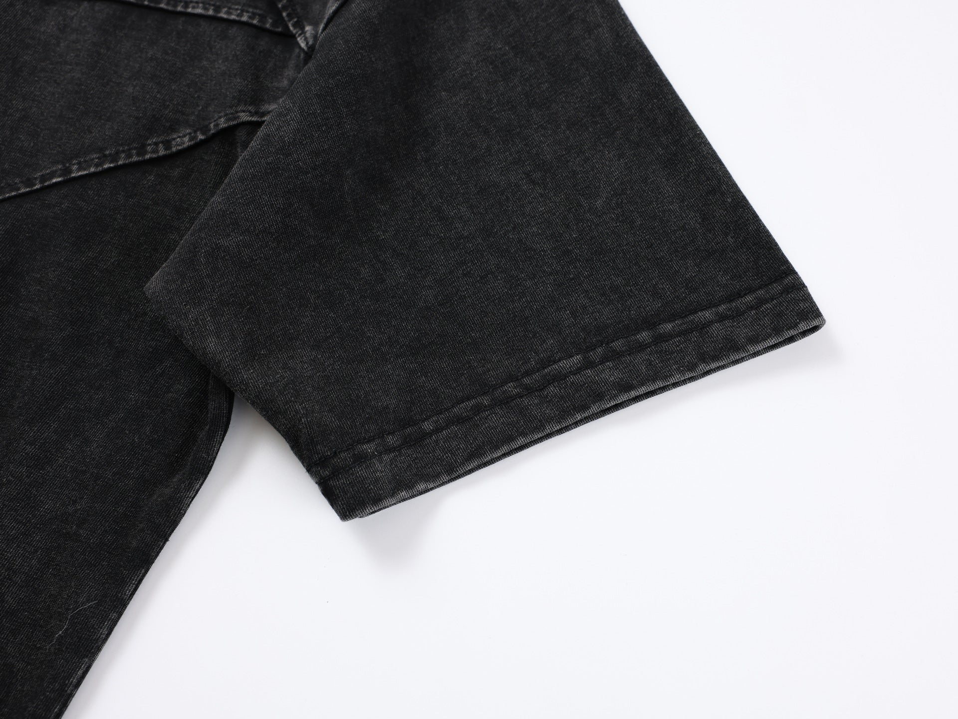 Washed Panel Short Sleeve T-Shirt