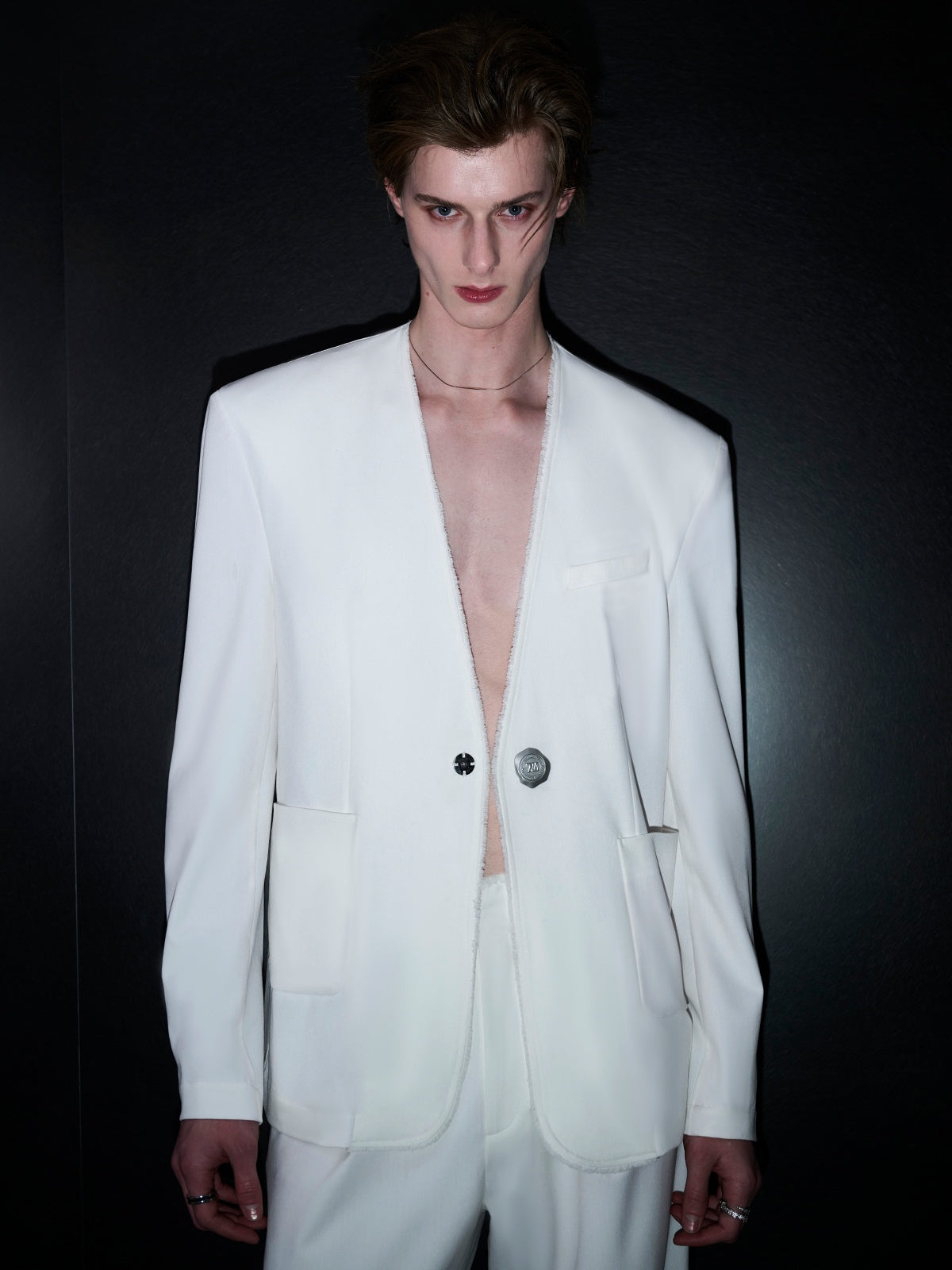 Single Button Tailored Jacket & Tuck-in Trousers & Tuck-in Short Trousers Setup