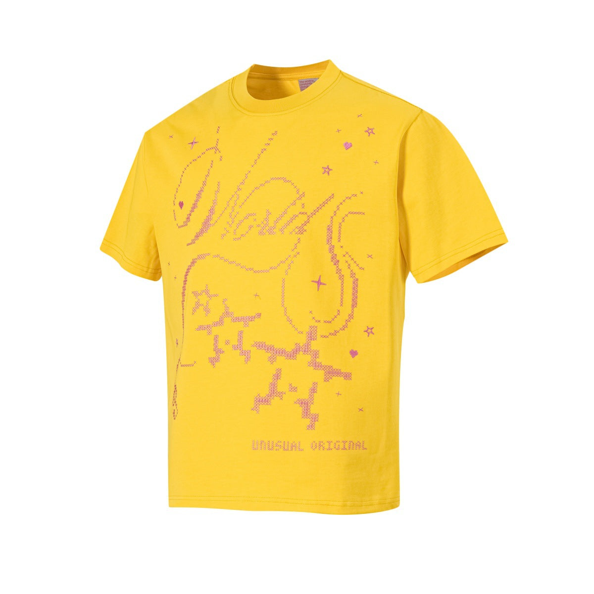 Graphic Embroidery Short Sleeve T-Shirt