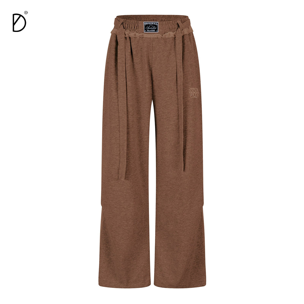 Fringe Logo Hoodie & Fringe Wide Leg Sweatpants Setup