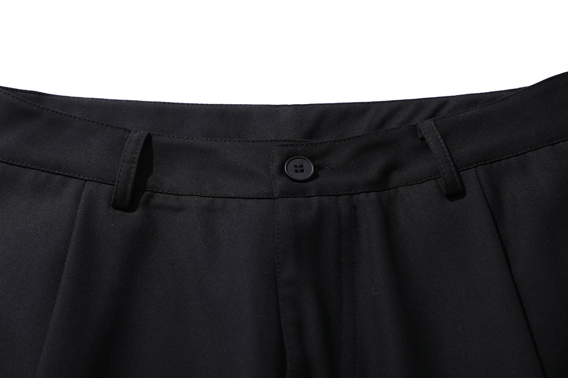 Pleats Cropped Pants