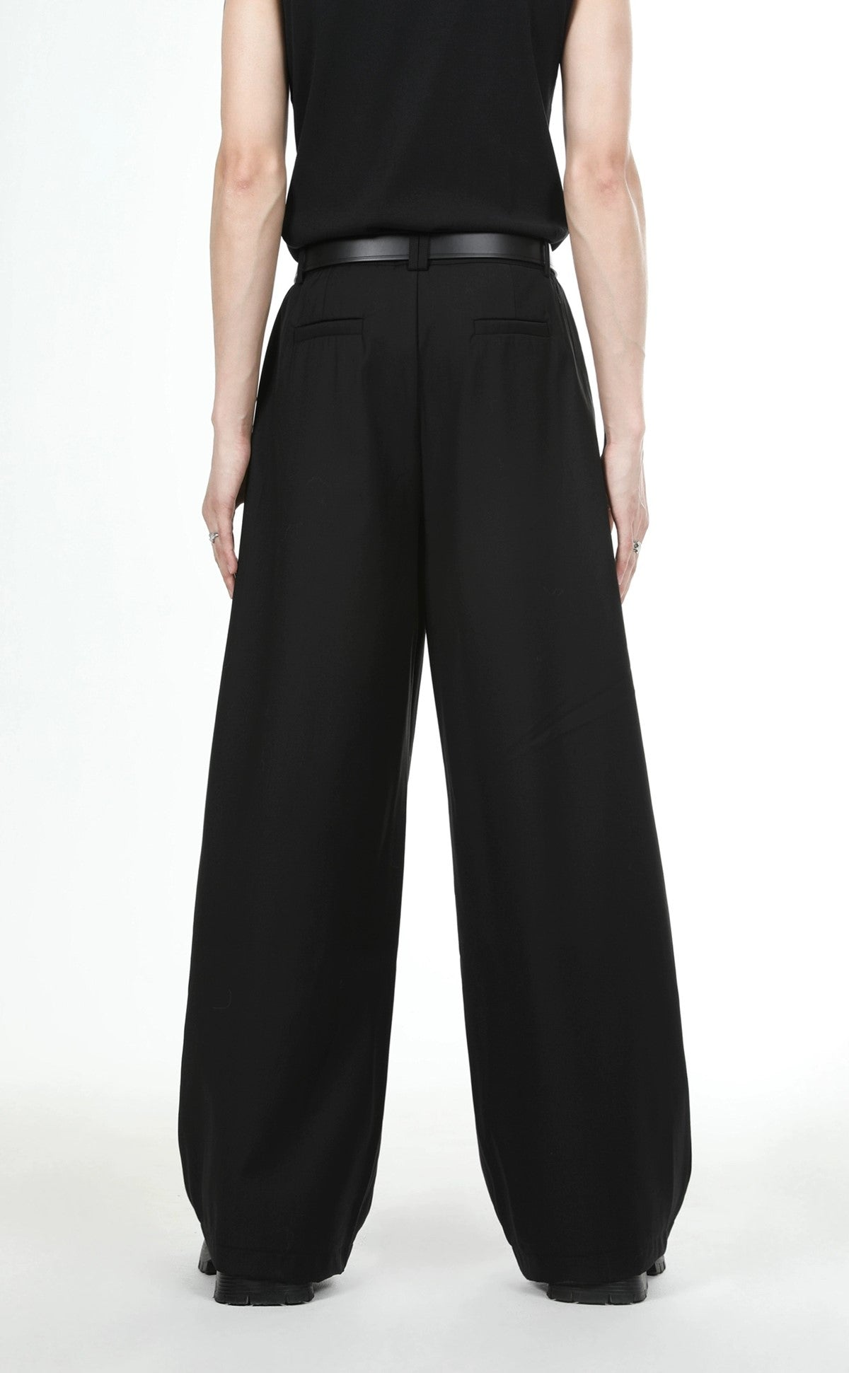Oversize Double Tailored Jacket & Wide-leg Trousers Setup