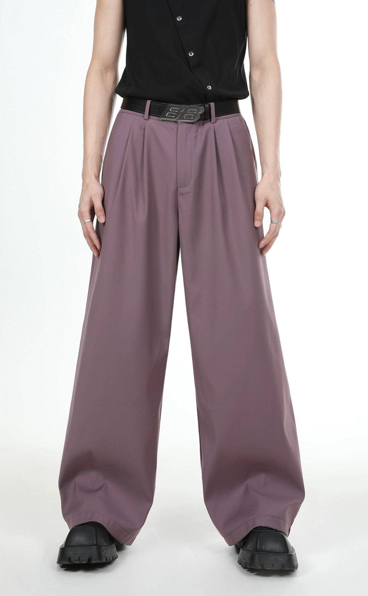 Oversize Double Tailored Jacket & Wide-leg Trousers Setup