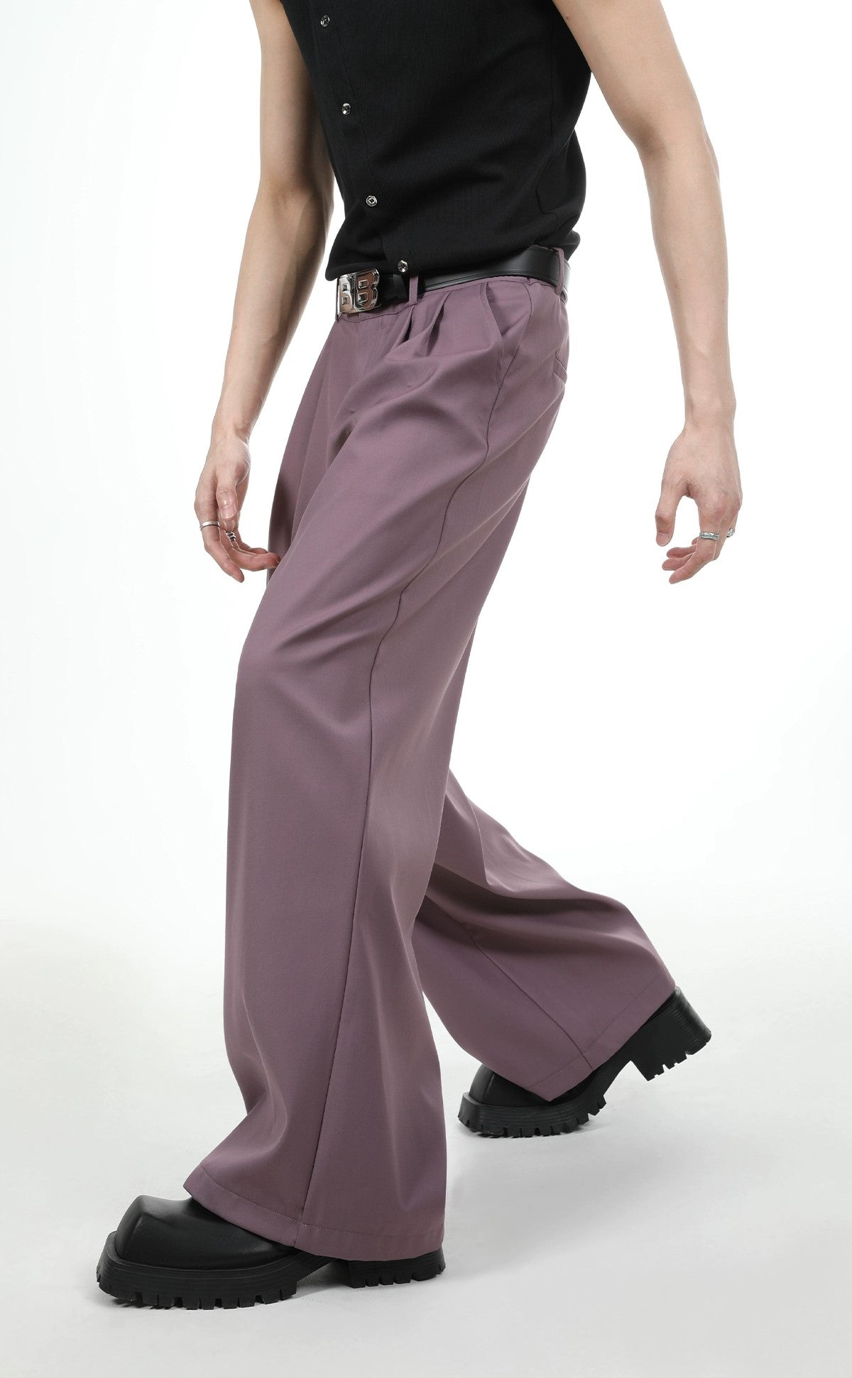 Oversize Double Tailored Jacket & Wide-leg Trousers Setup