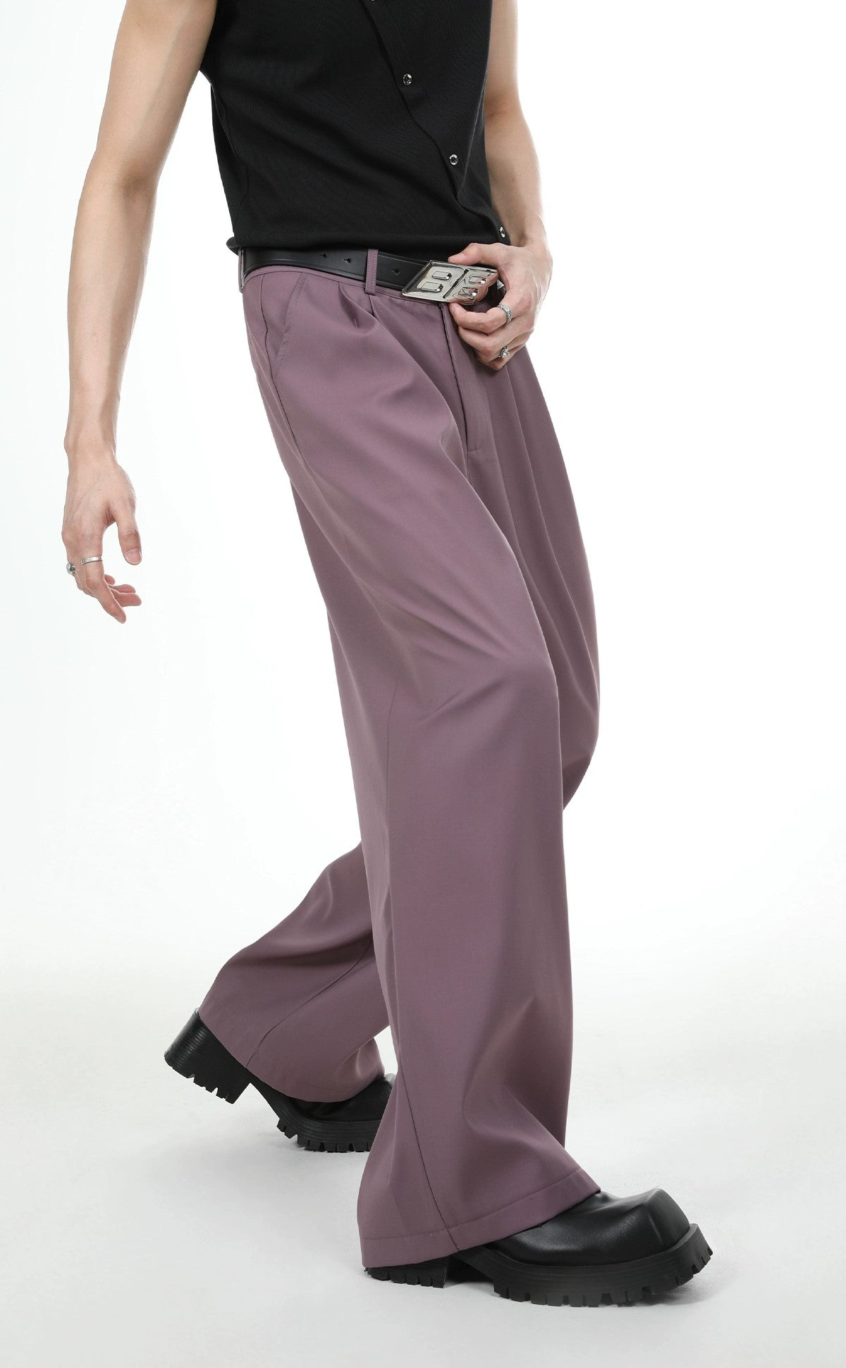 Oversize Double Tailored Jacket & Wide-leg Trousers Setup