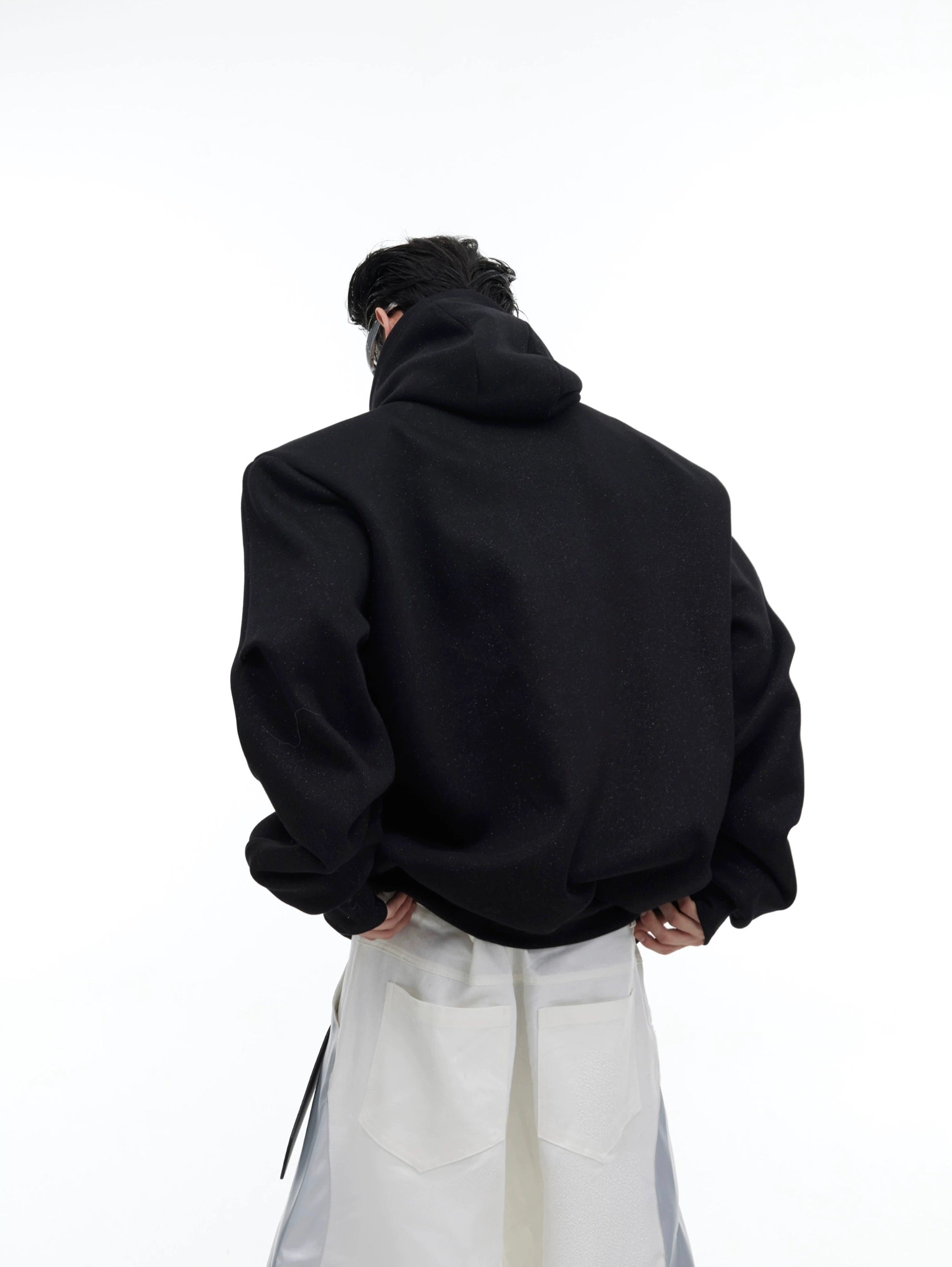 Oversize Double-layer High-collar Hoodie