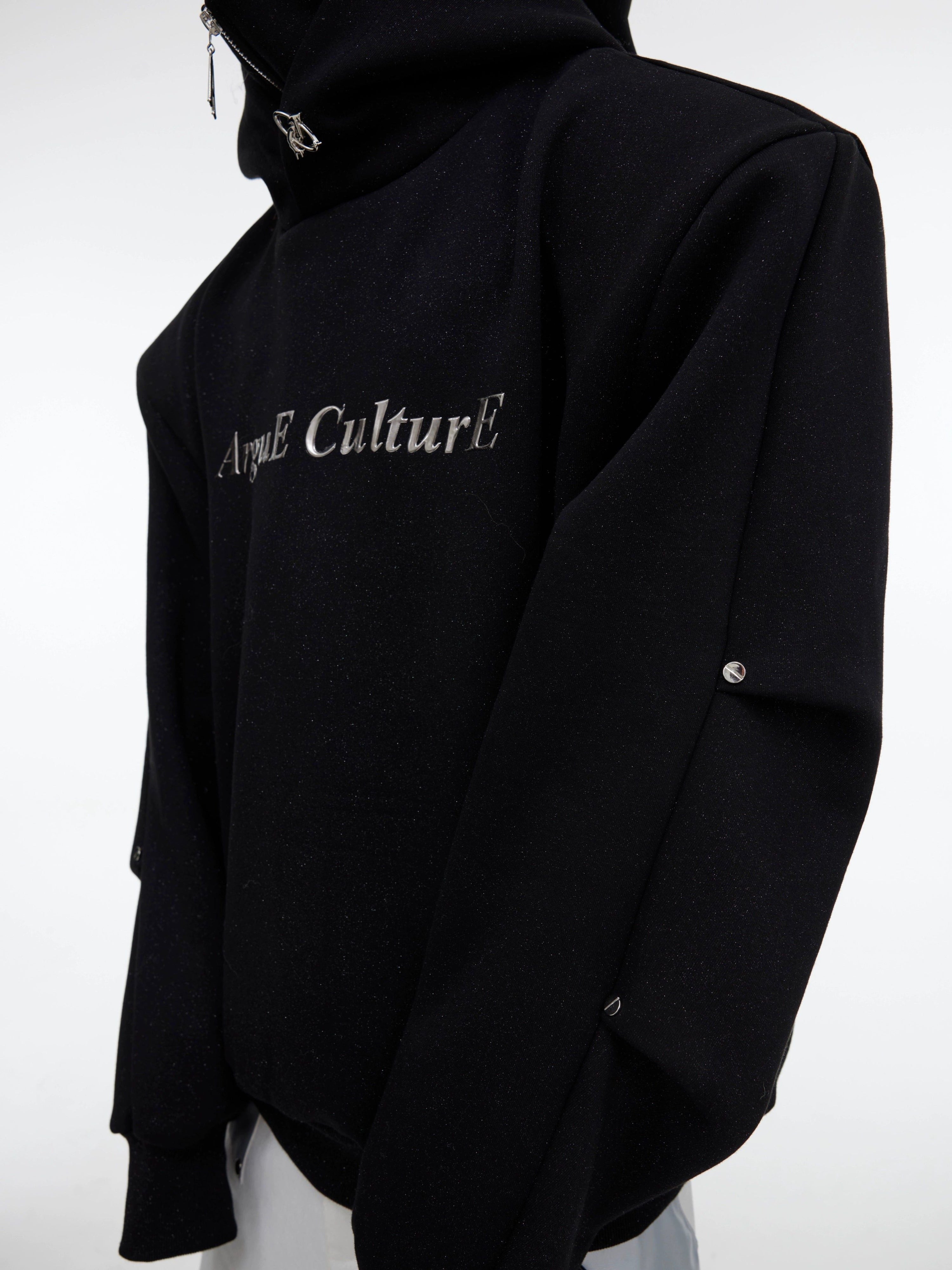 Oversize Double-layer High-collar Hoodie