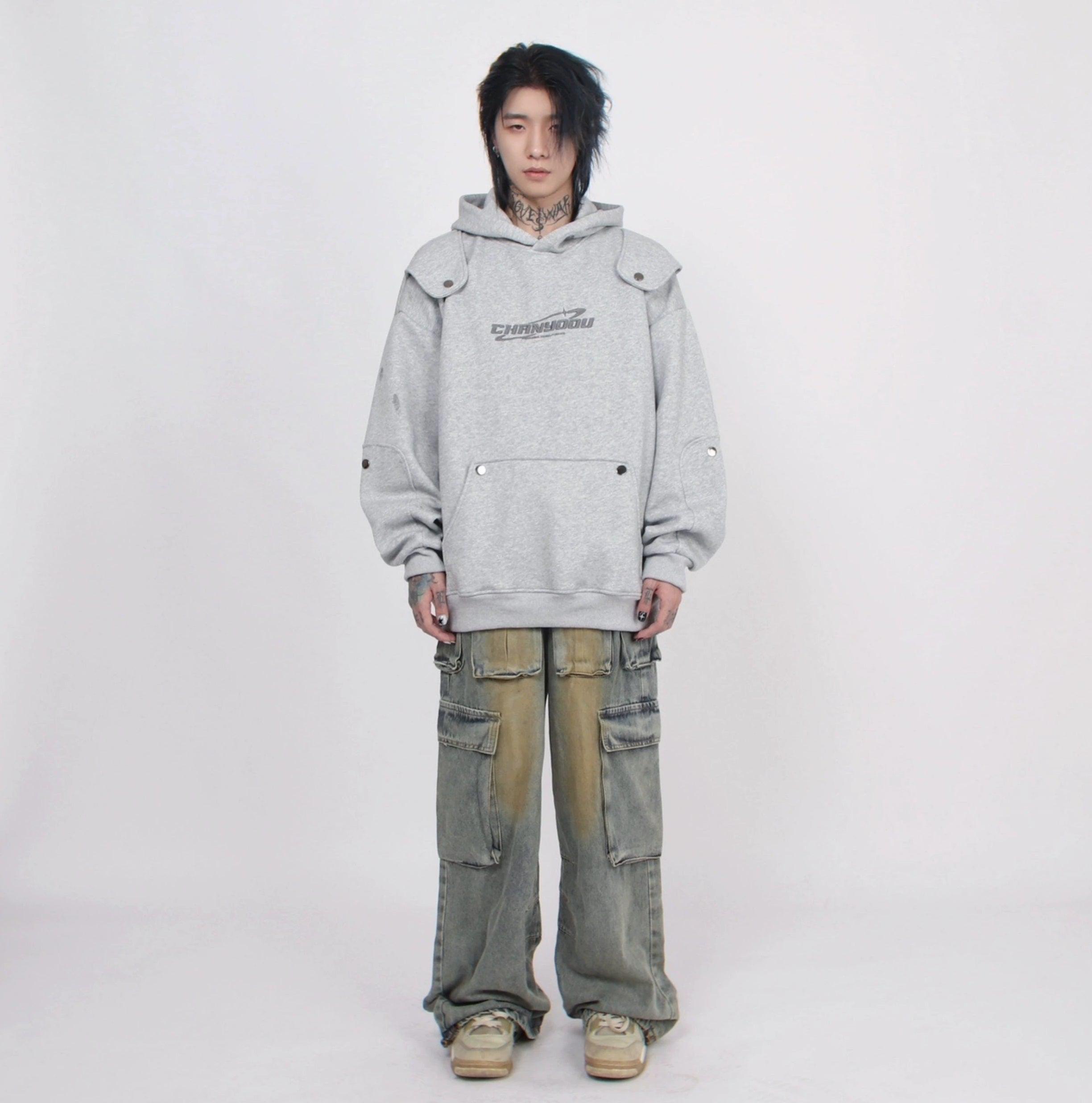 Oversize Embroidery Hoodie