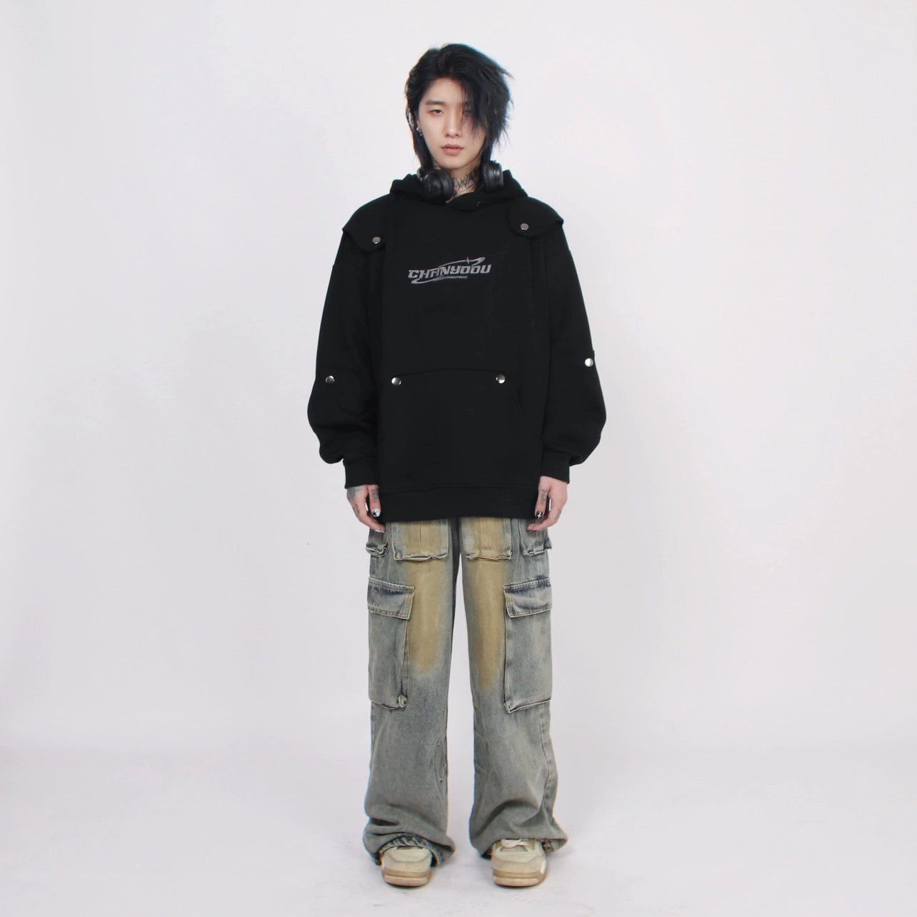 Oversize Embroidery Hoodie