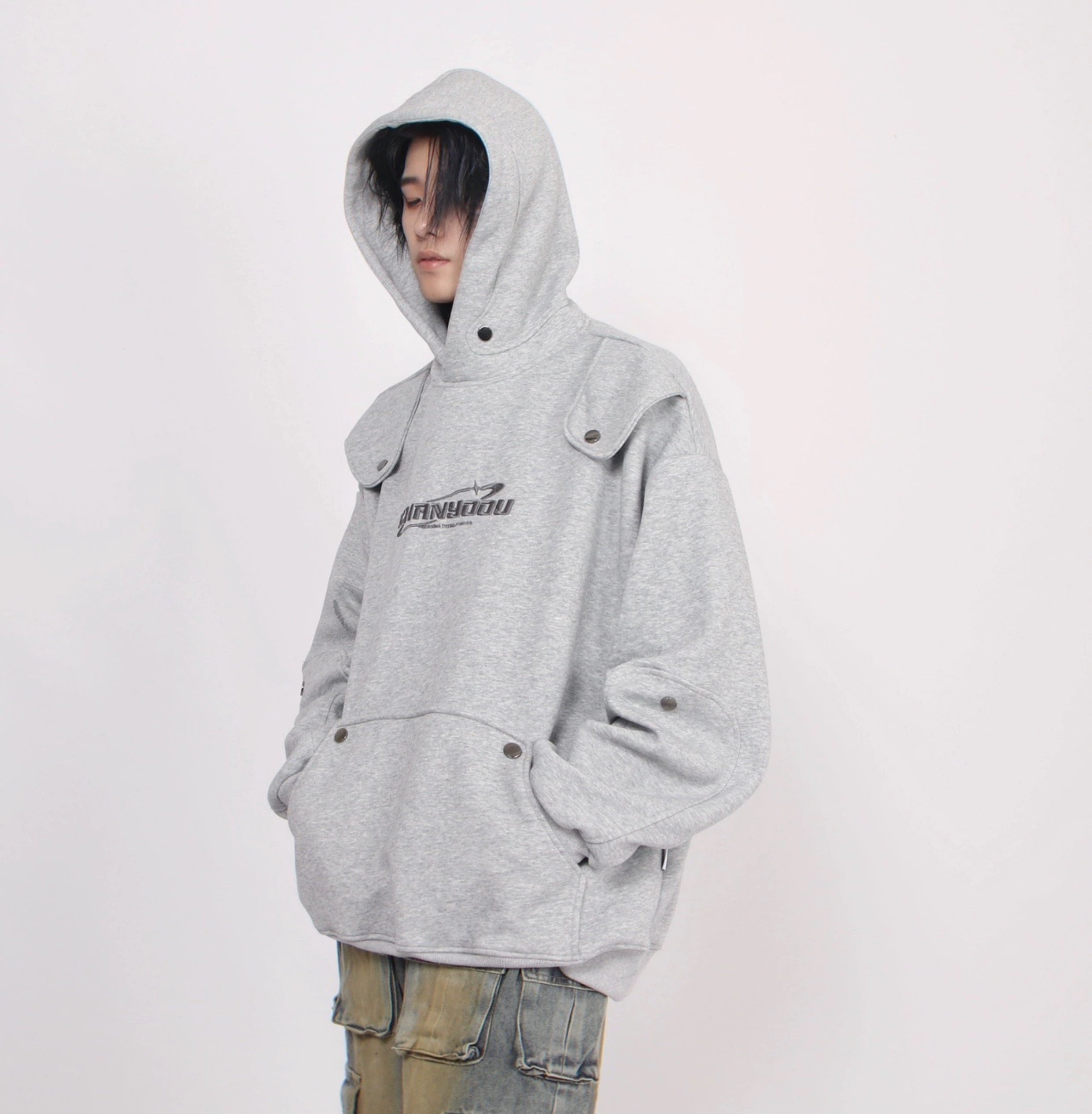 Oversize Embroidery Hoodie