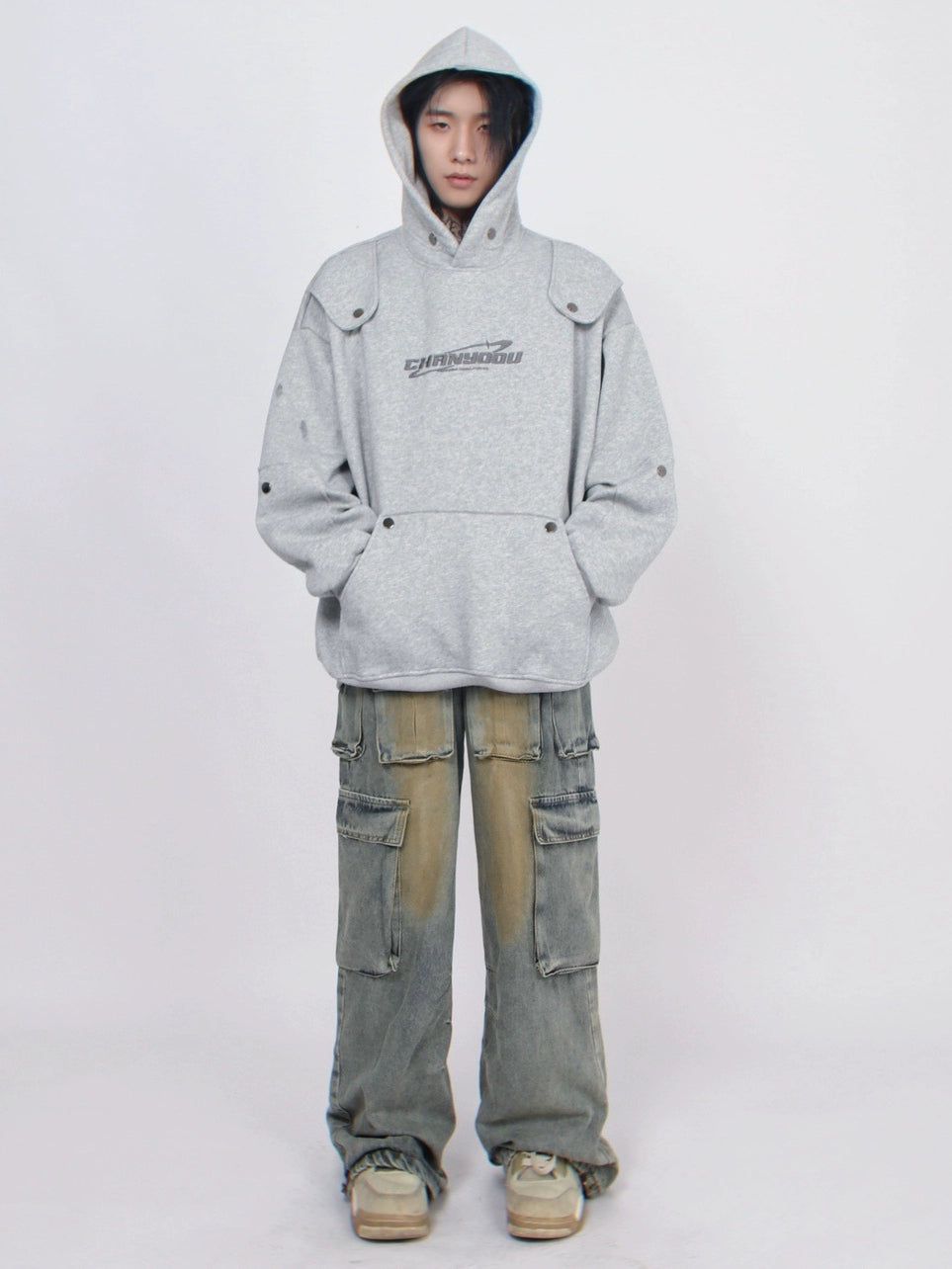 Oversize Embroidery Hoodie