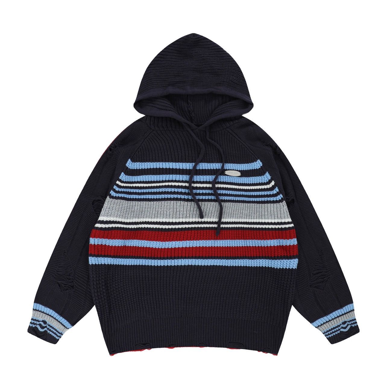 Oversize Hooded Knit Sweater