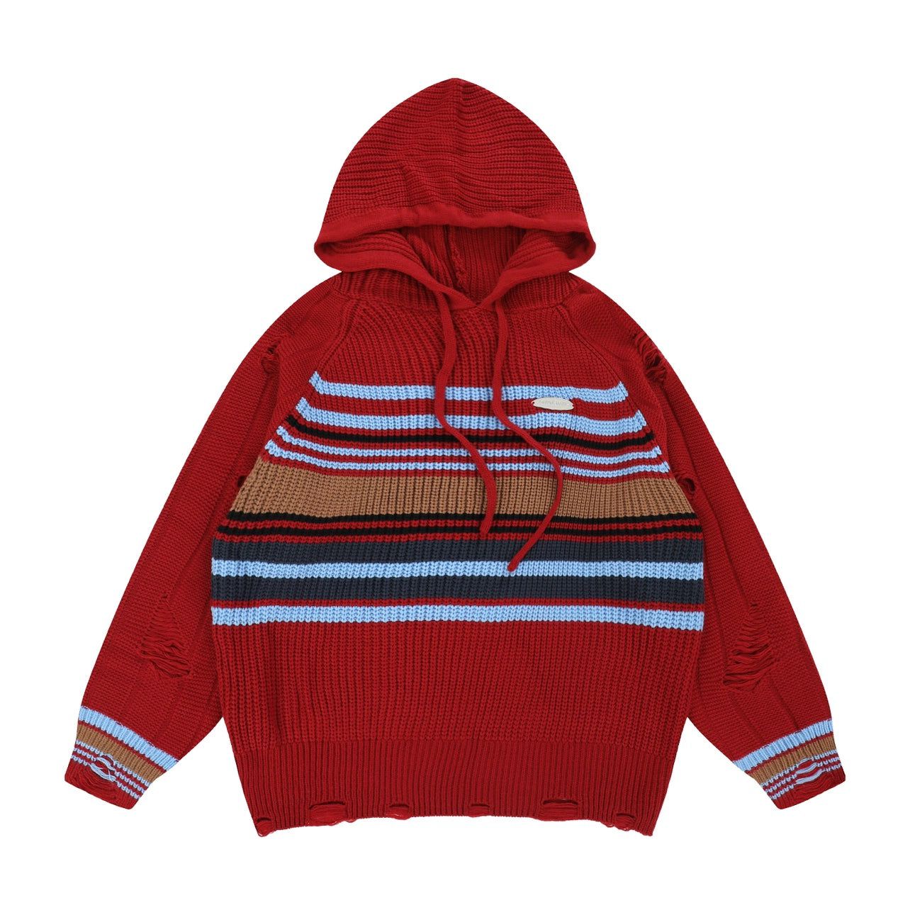 Oversize Hooded Knit Sweater