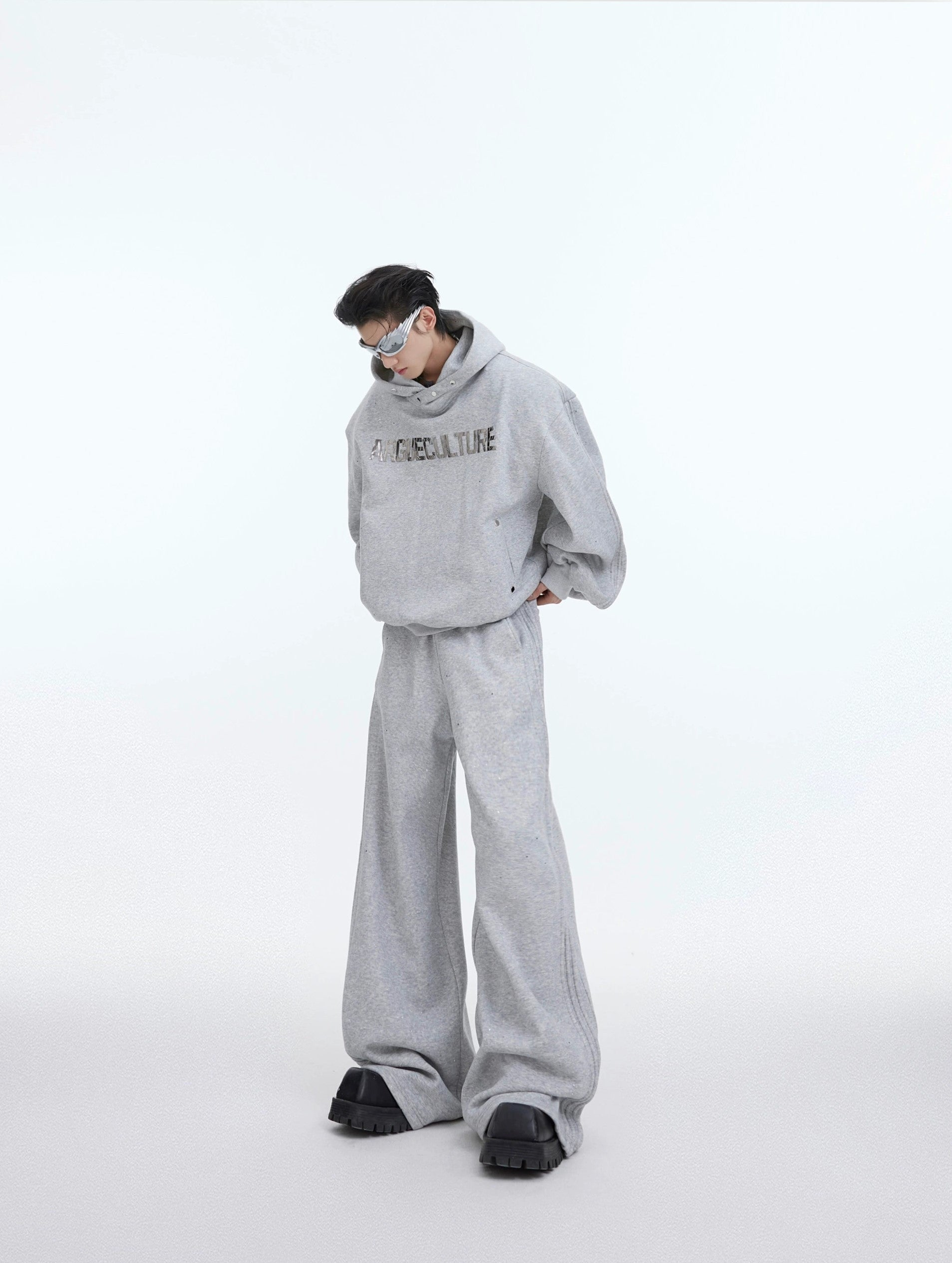Oversize Hoodie & Wide-leg Sweatpants Setup