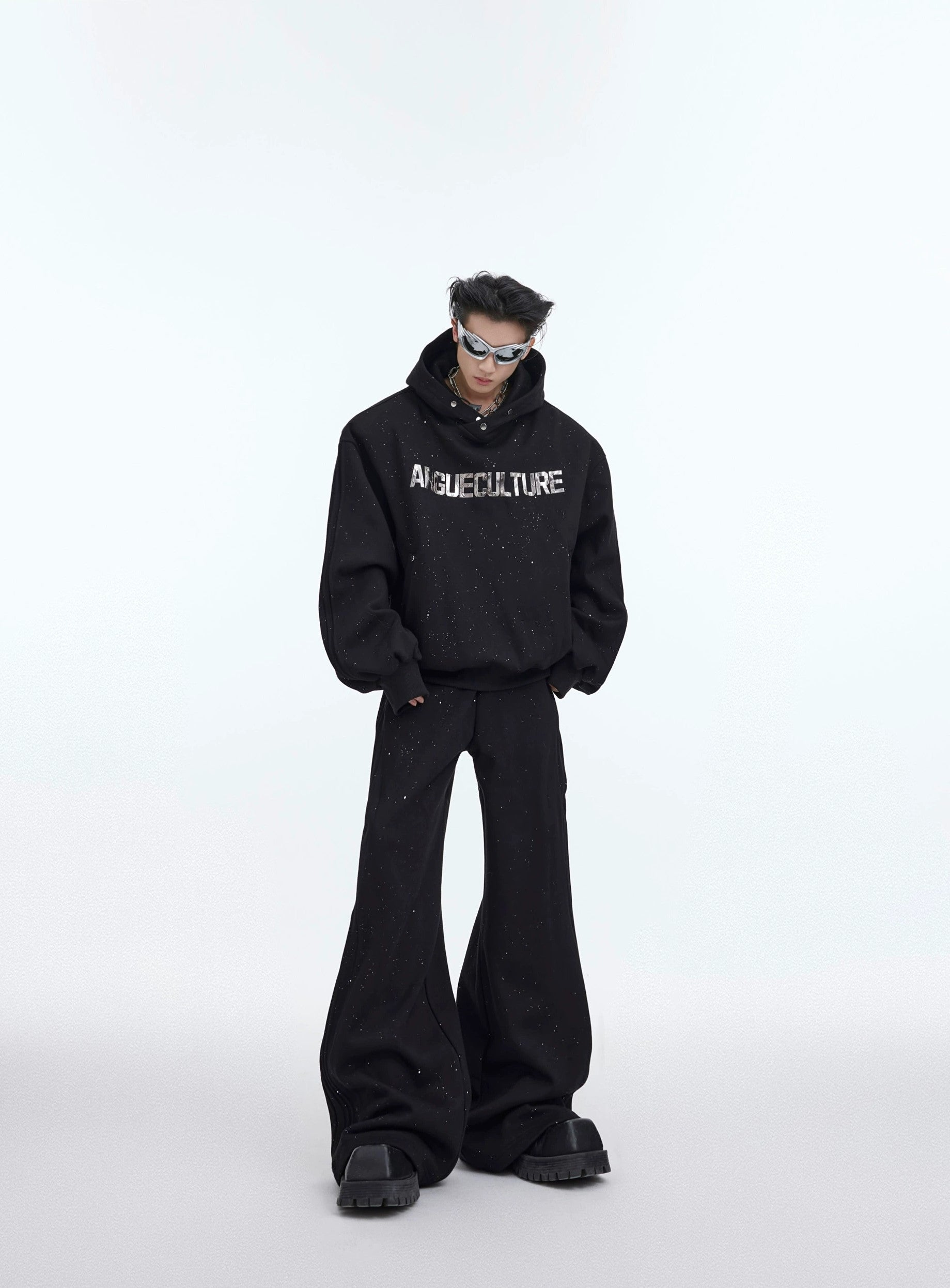 Oversize Hoodie & Wide-leg Sweatpants Setup