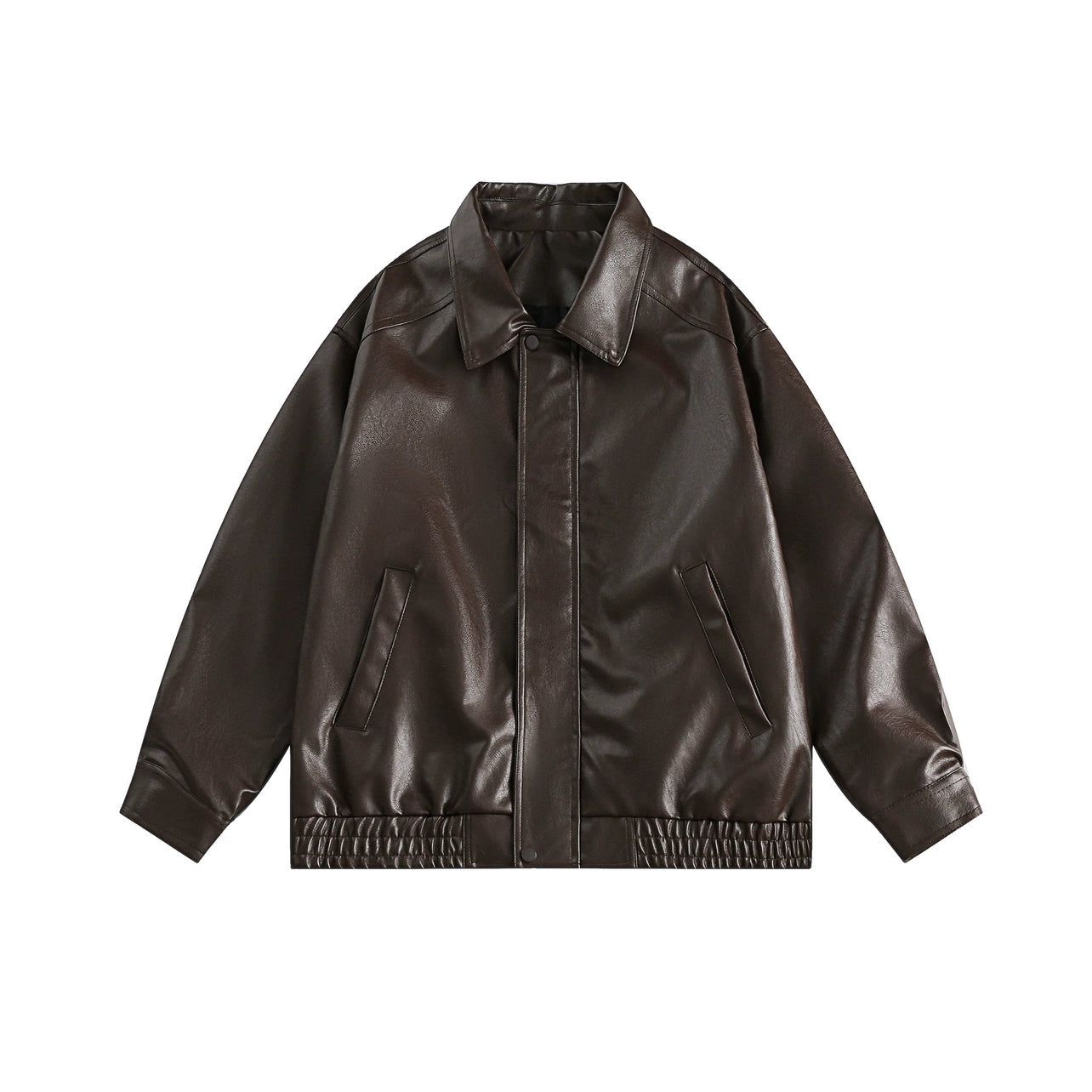Oversize PU Leather Jacket