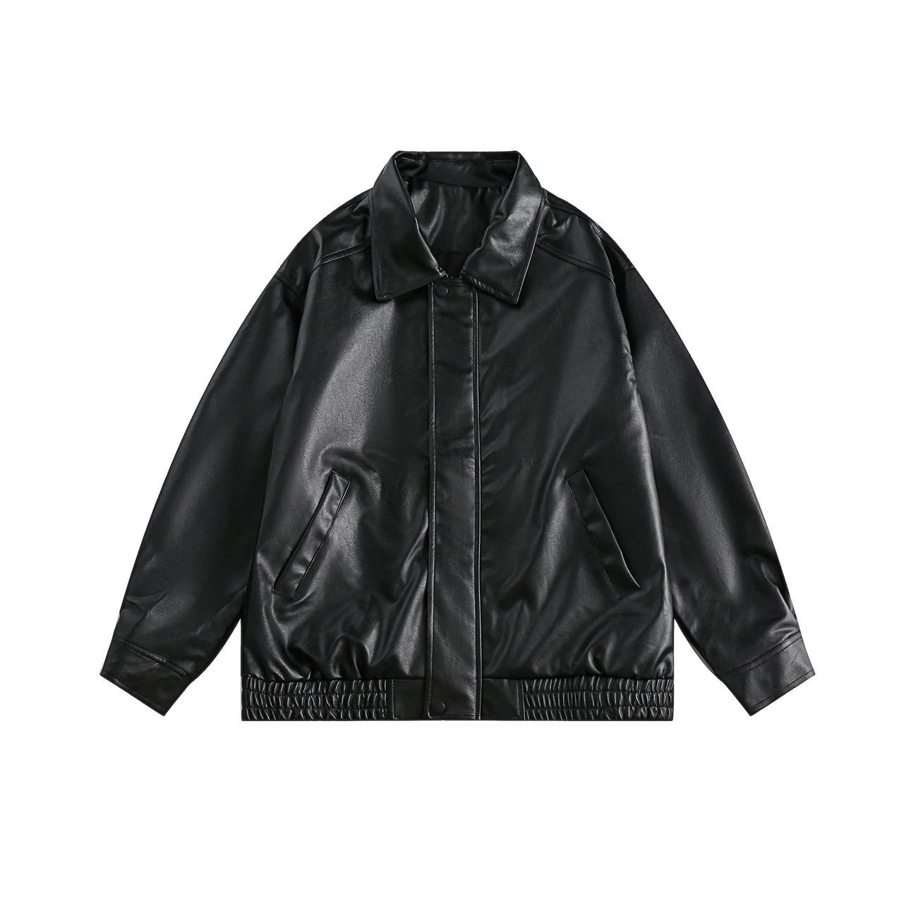 Oversize PU Leather Jacket