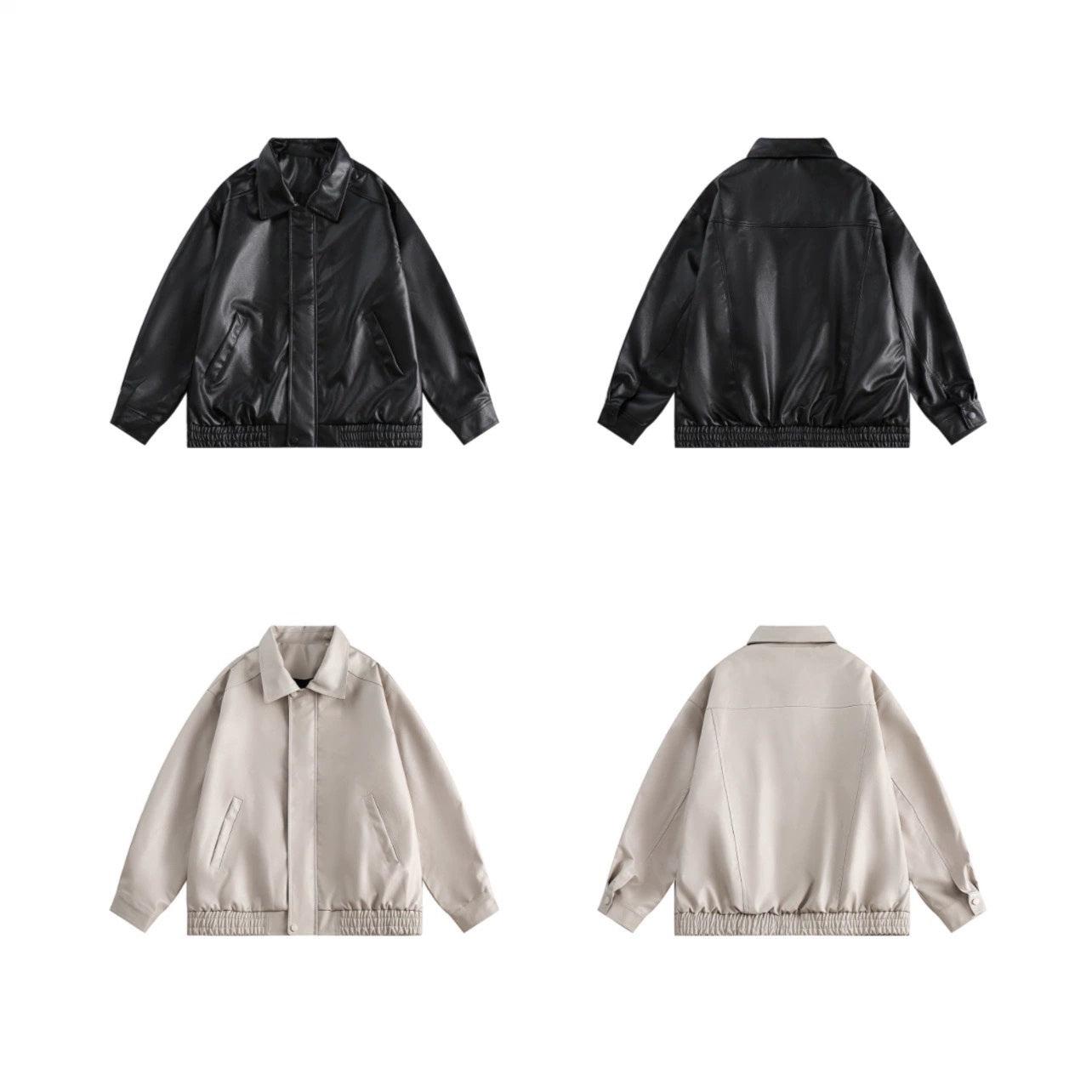 Oversize PU Leather Jacket