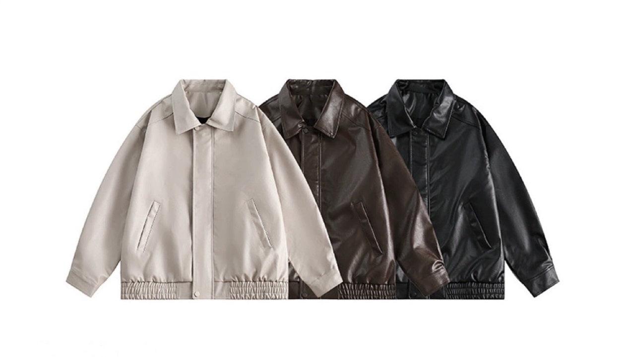 Oversize PU Leather Jacket