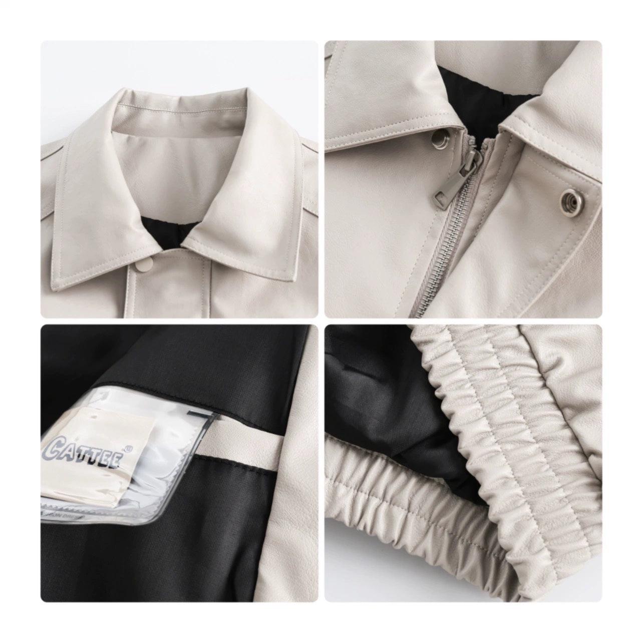 Oversize PU Leather Jacket
