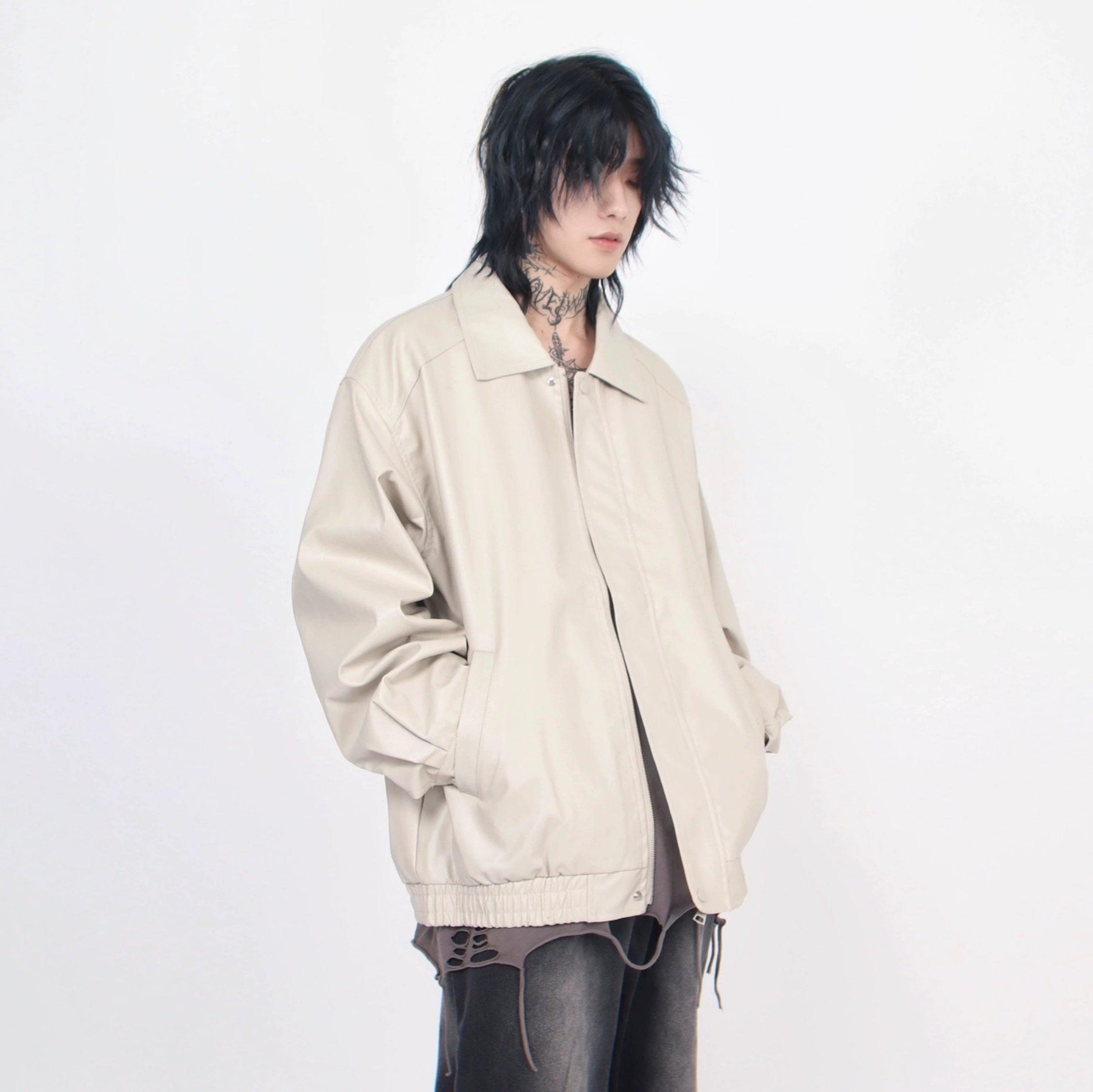 Oversize PU Leather Jacket