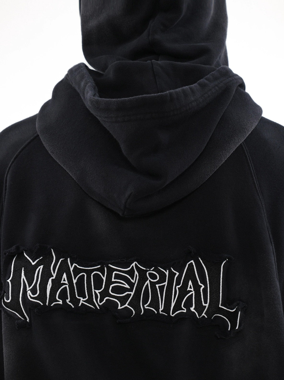 Ensemble sweat à capuche zippé surdimensionné à patch graffiti et pantalon de survêtement large à motif graffiti