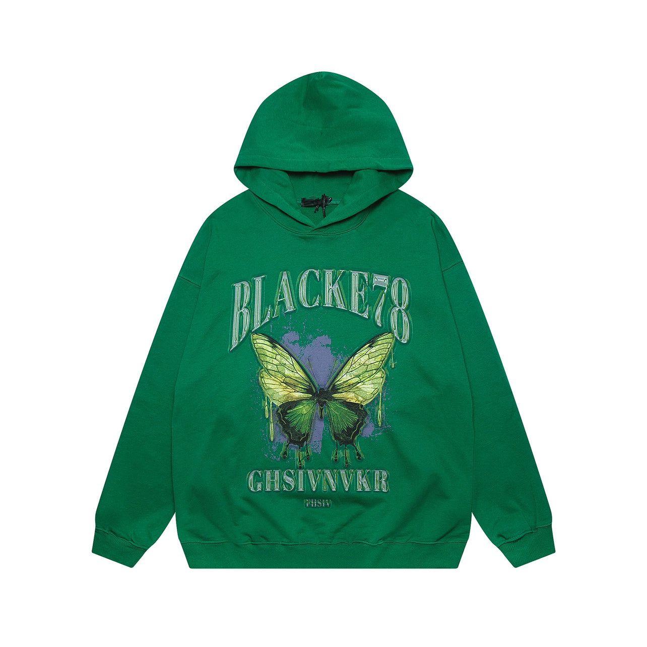 Oversize Print Hoodie