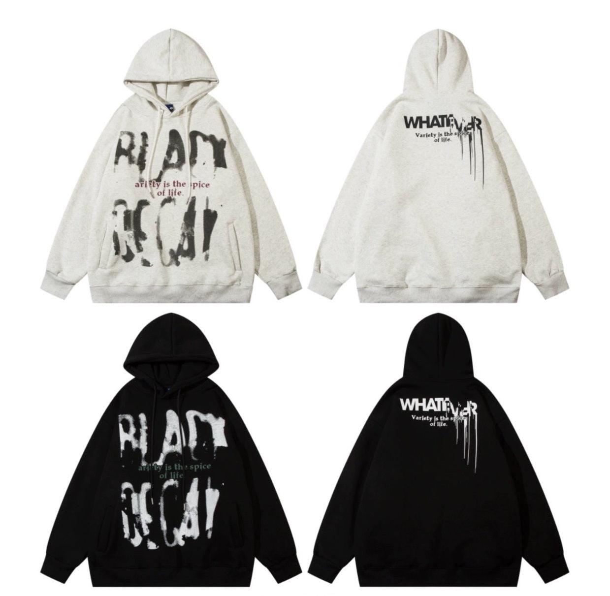 Oversize Print Hoodie