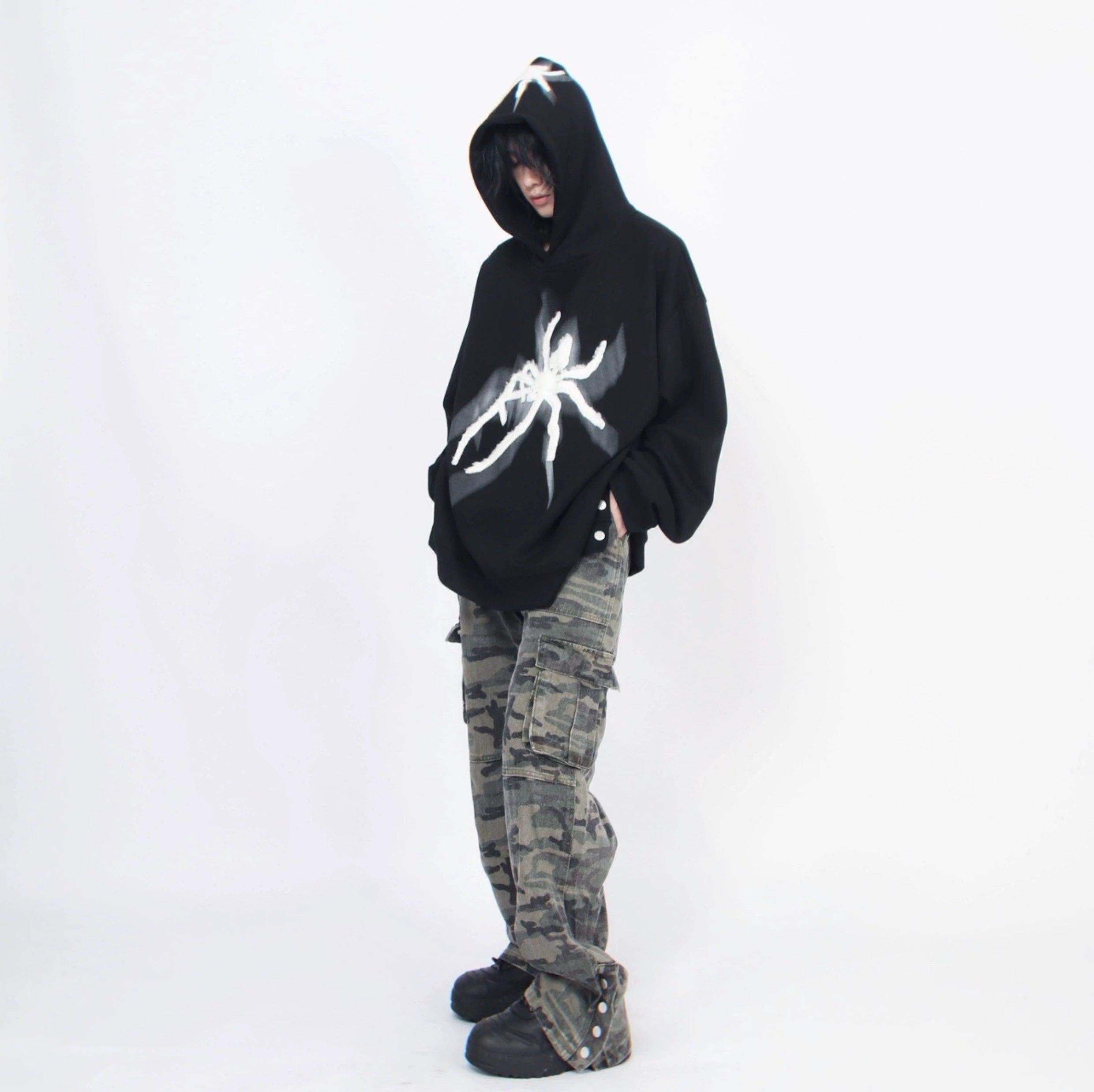 Oversize Print Hoodie