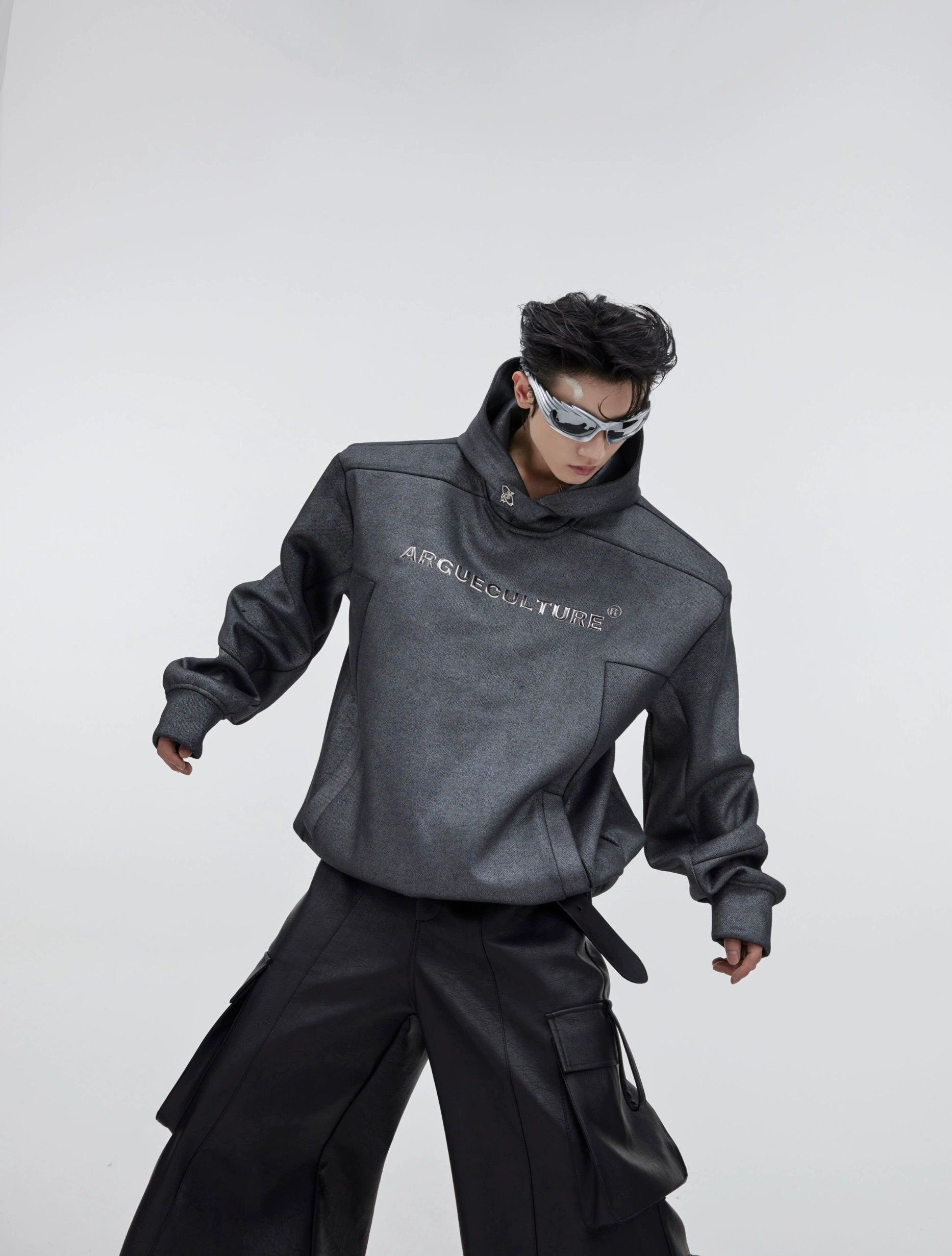 Oversize Shoulder-pad Hoodie