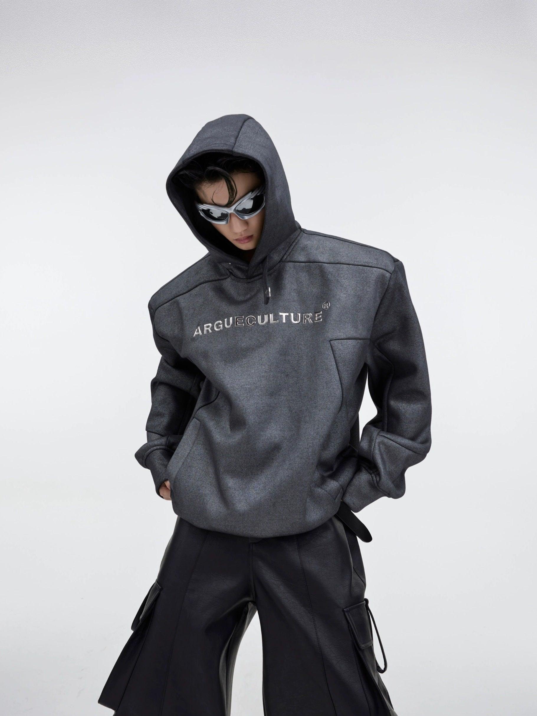 Oversize Shoulder-pad Hoodie