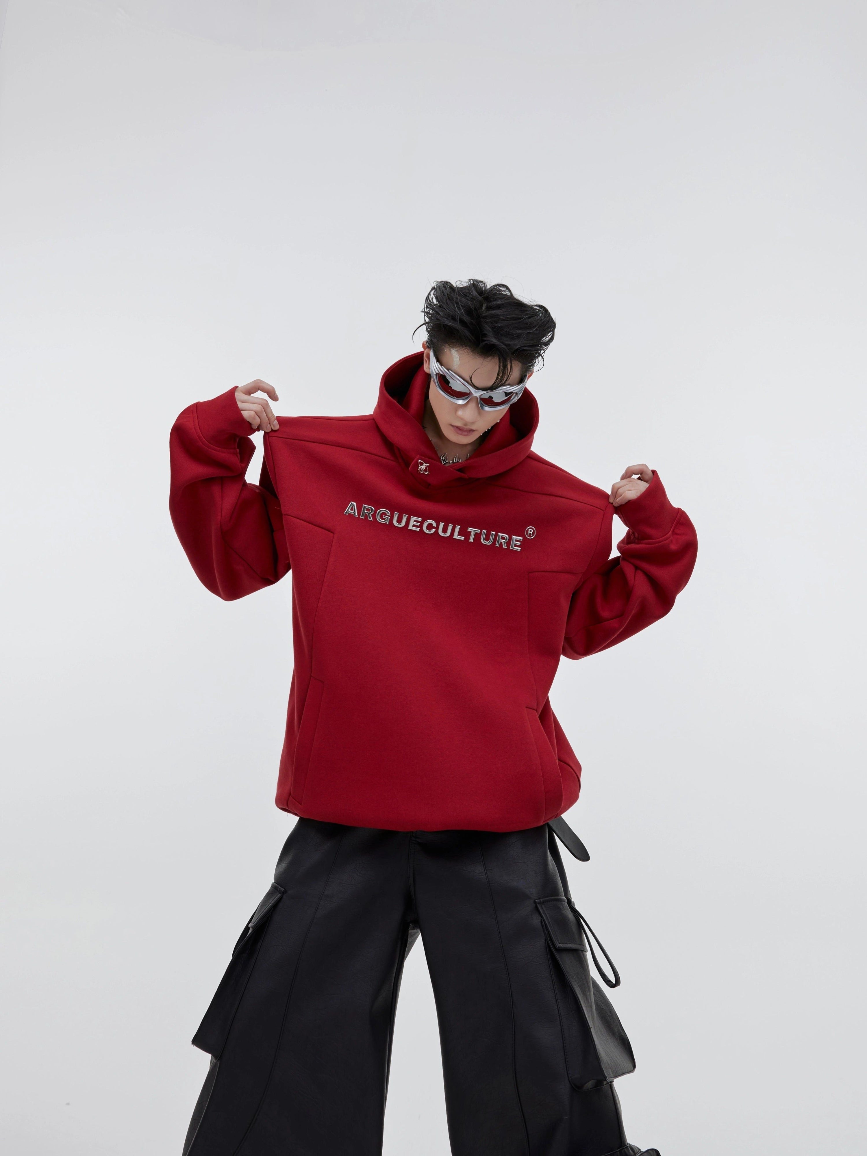Oversize Shoulder-pad Hoodie