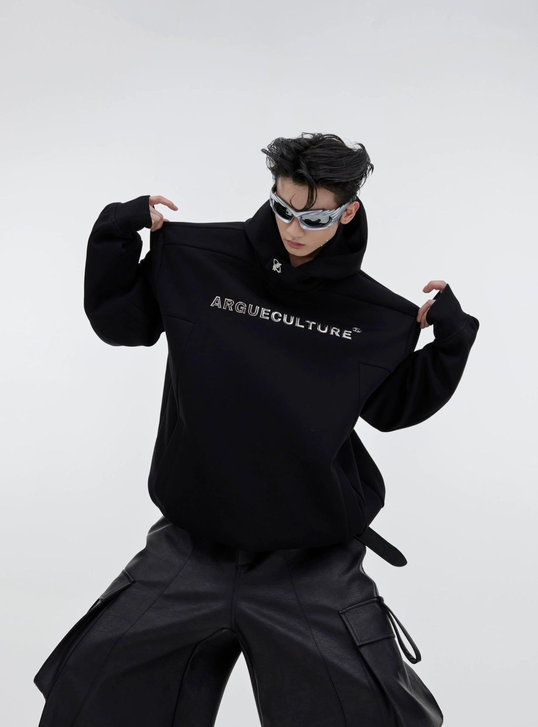 Oversize Shoulder-pad Hoodie