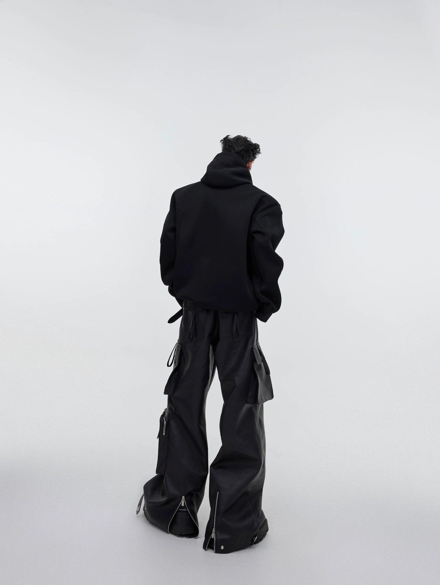 Oversize Shoulder-pad Hoodie