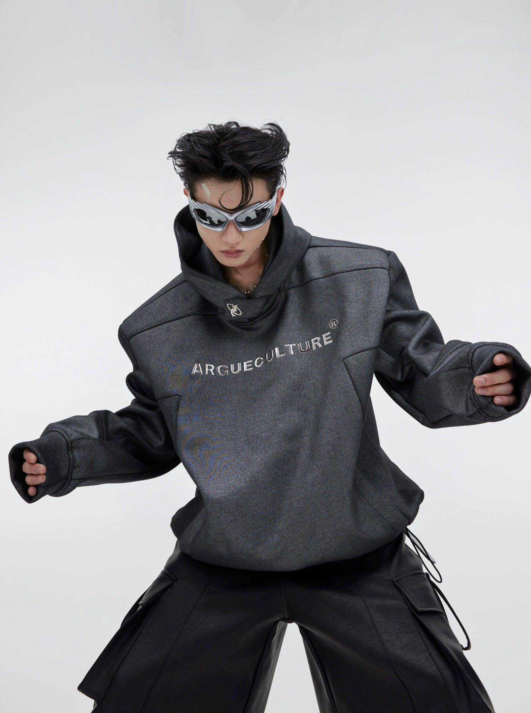 Oversize Shoulder-pad Hoodie