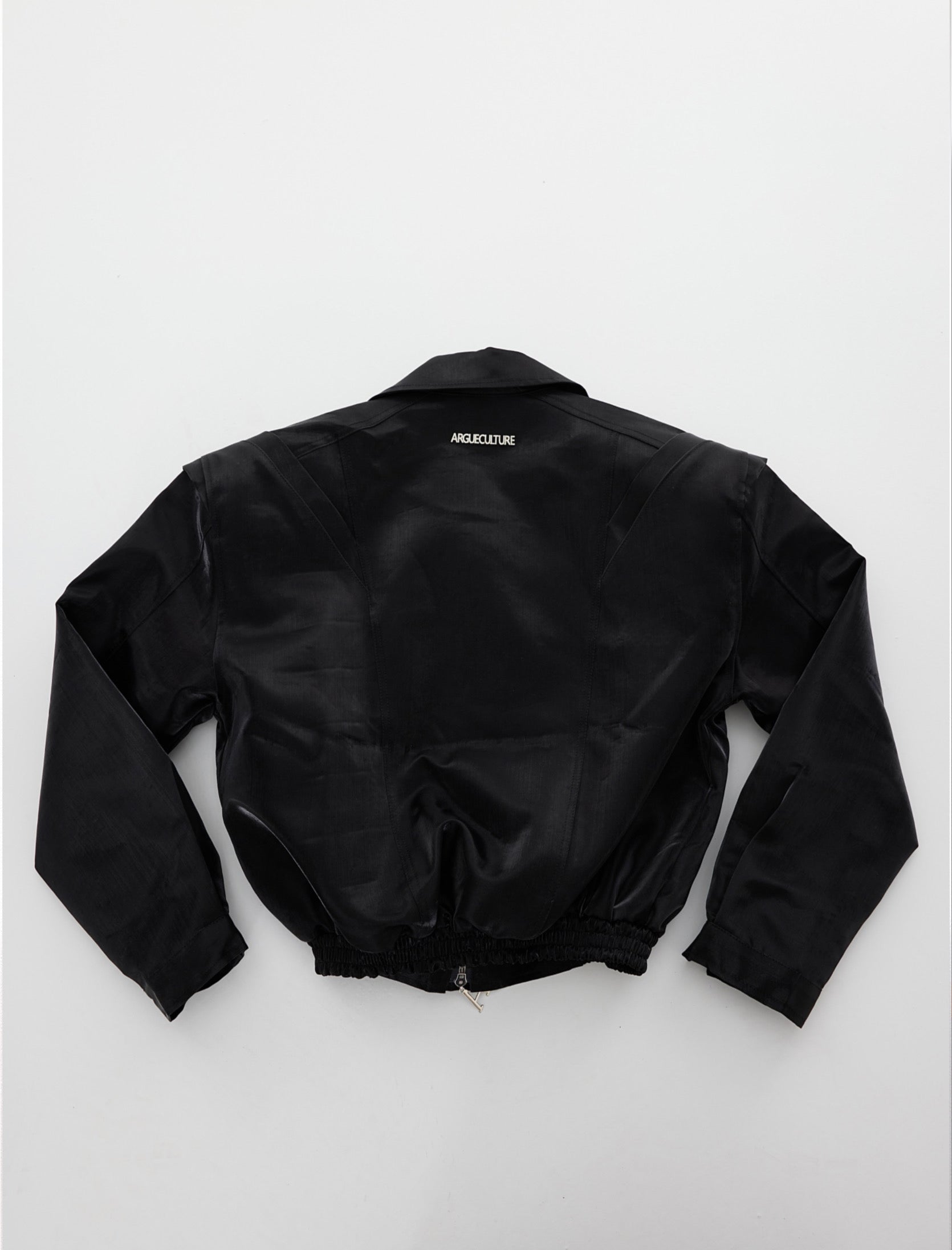 Oversize Shoulder-pads PU Leather Jacket