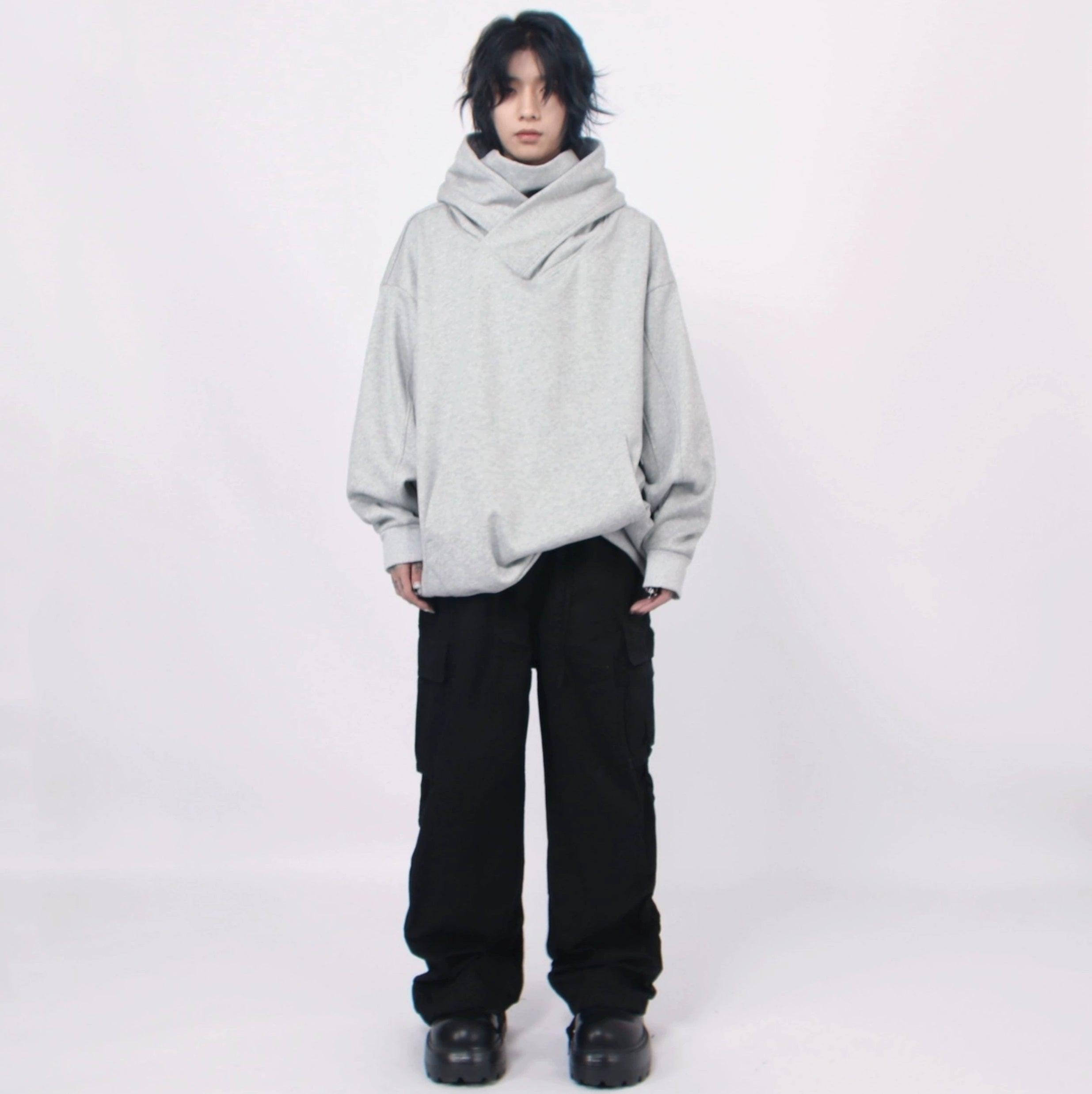 Oversize Volume Neck Hoodie