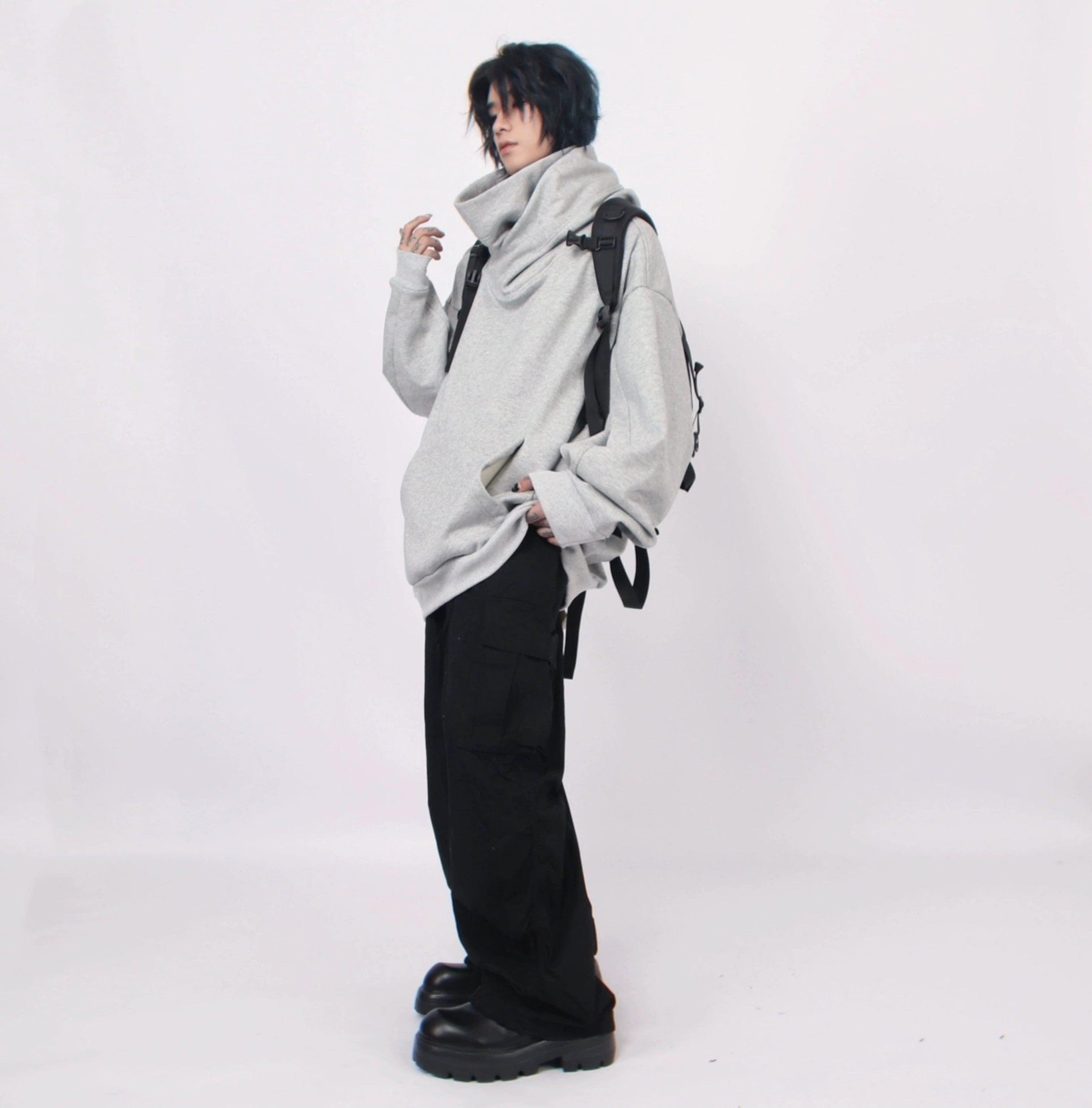 Oversize Volume Neck Hoodie