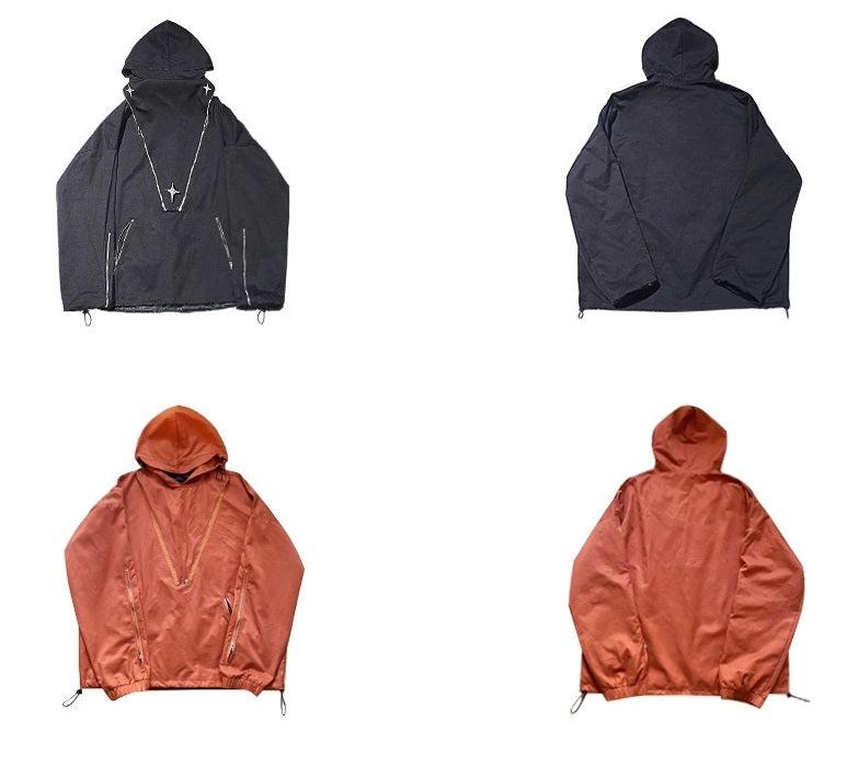 Oversize Zipper Hooded Jacket
