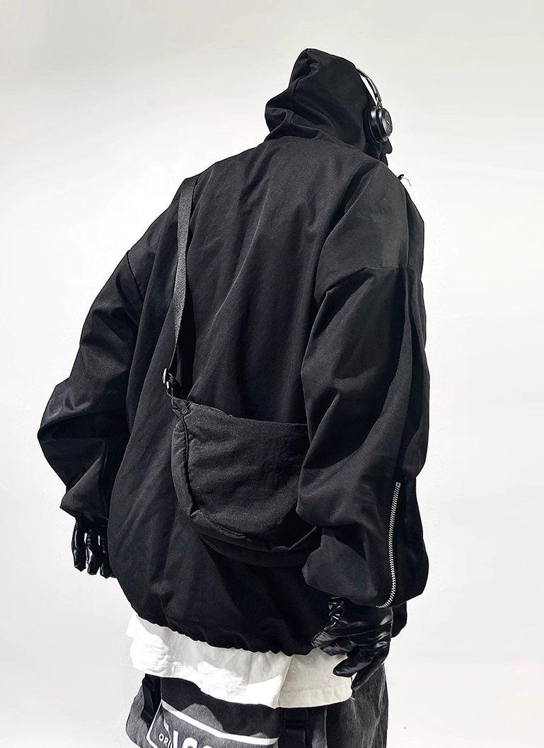 Oversize Zipper Hooded Jacket